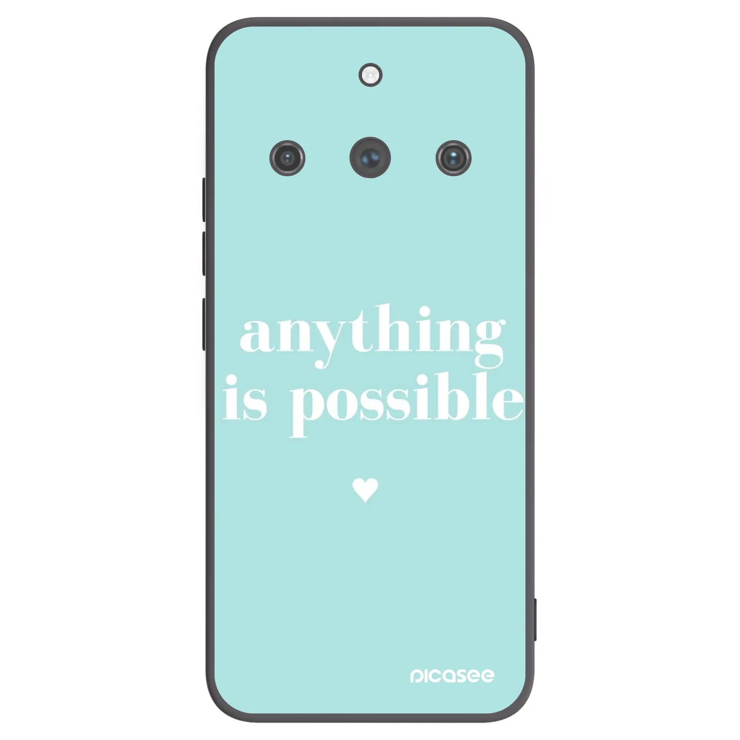 Picasee husă neagră din silicon pentru Realme 11 Pro+ - Anything is possible