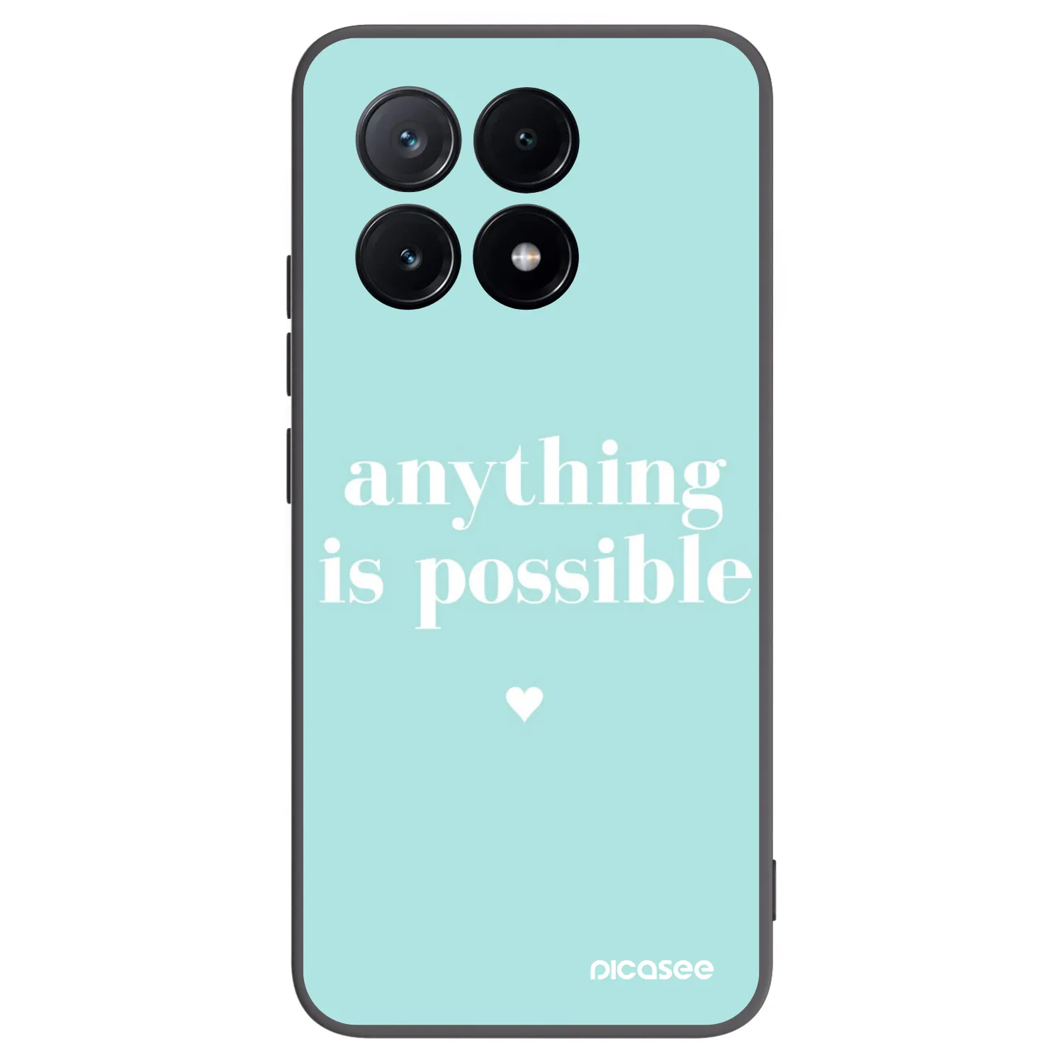 Picasee husă neagră din silicon pentru Xiaomi Poco X6 Pro - Anything is possible