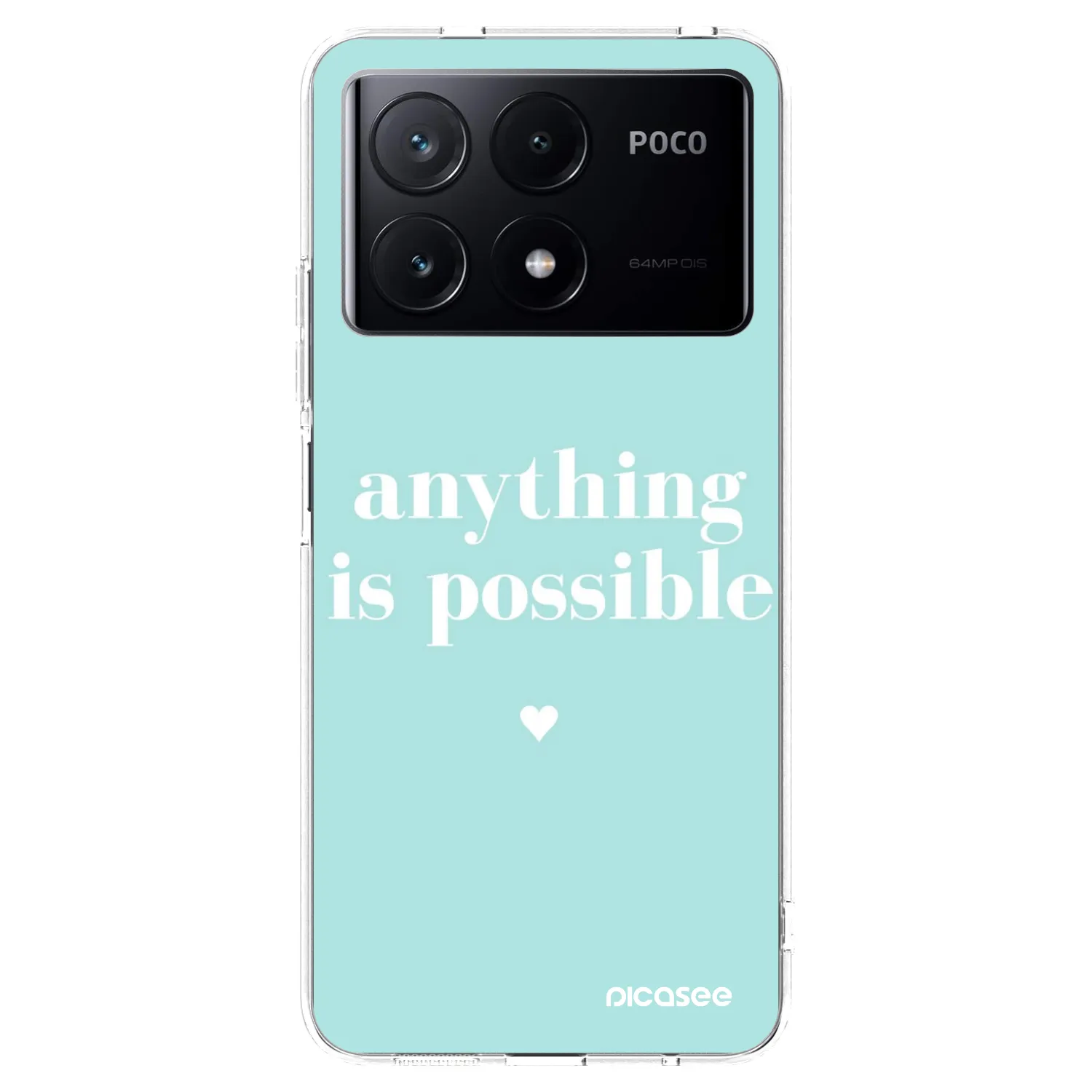 Picasee husă transparentă din silicon pentru Xiaomi Poco X6 Pro - Anything is possible