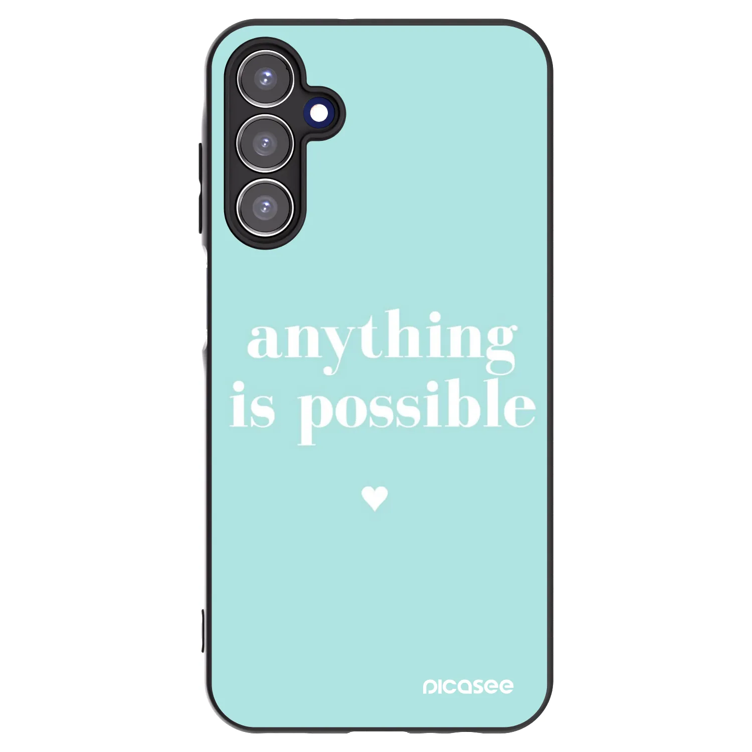 Picasee husă neagră din silicon pentru Samsung Galaxy A15 A156B 5G - Anything is possible