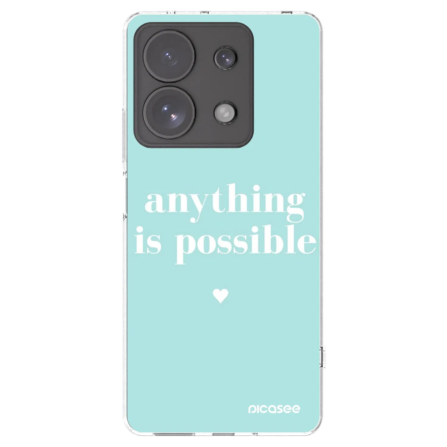 Picasee husă transparentă din silicon pentru Xiaomi Redmi Note 13 Pro 4G - Anything is possible