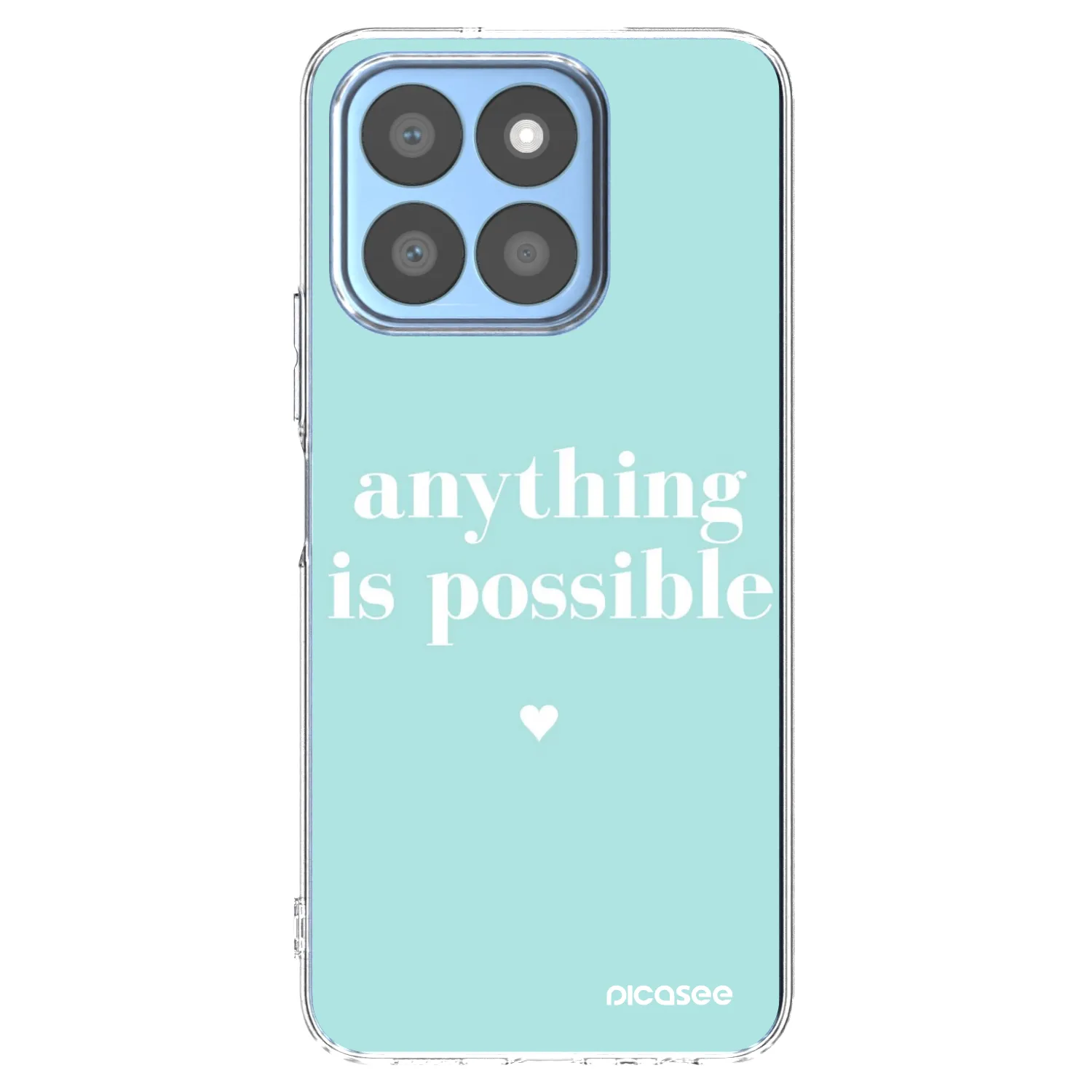 Picasee husă transparentă din silicon pentru Honor X8b - Anything is possible