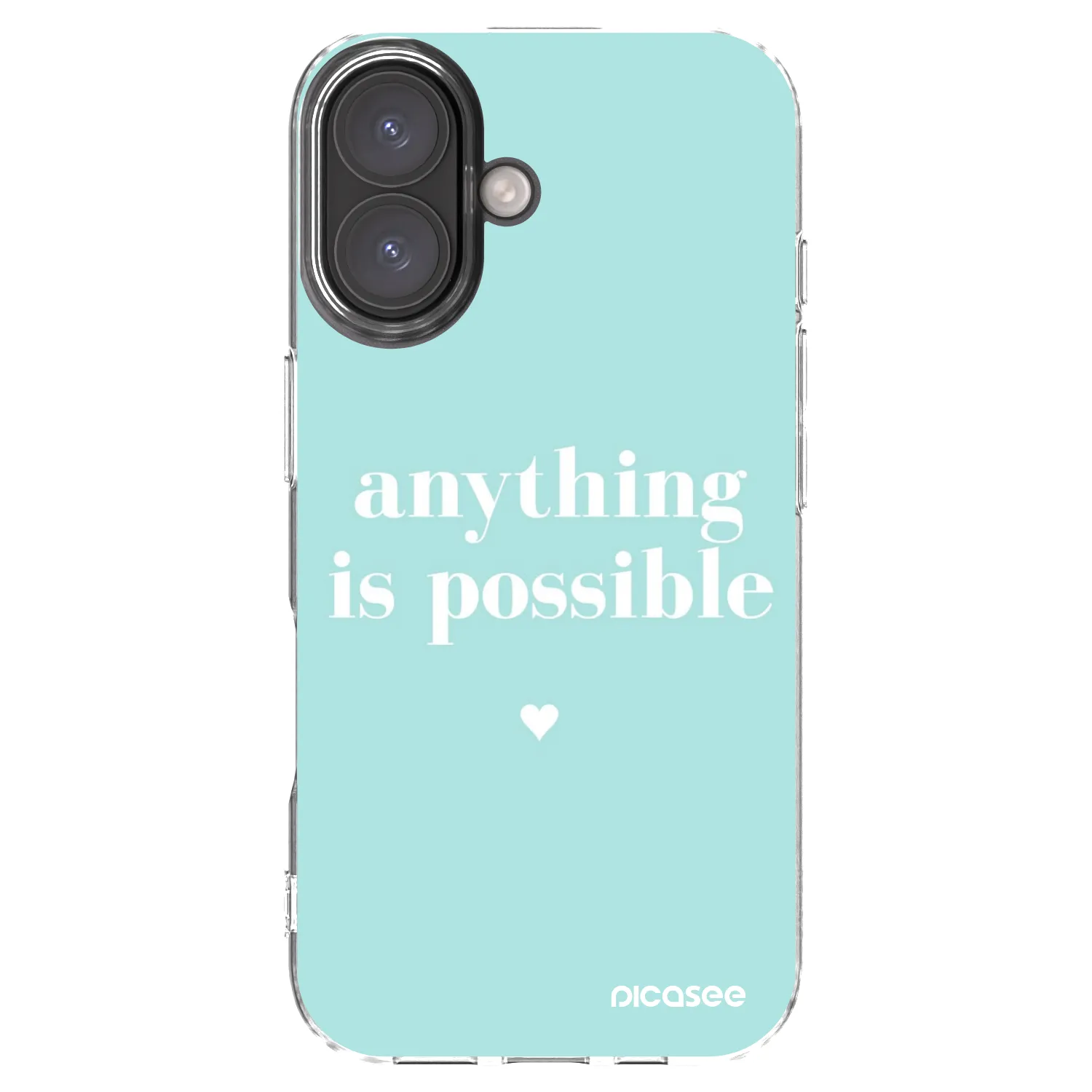 Picasee husă transparentă din silicon pentru Apple iPhone 16 - Anything is possible