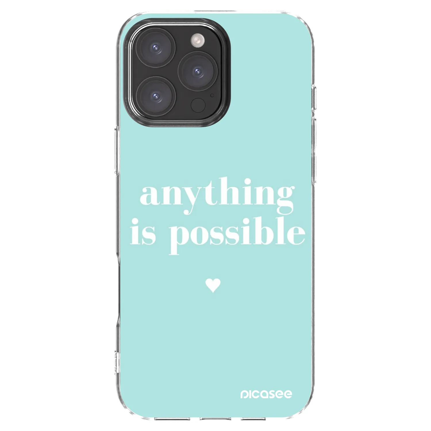 Picasee husă transparentă din silicon pentru Apple iPhone 16 Pro Max - Anything is possible