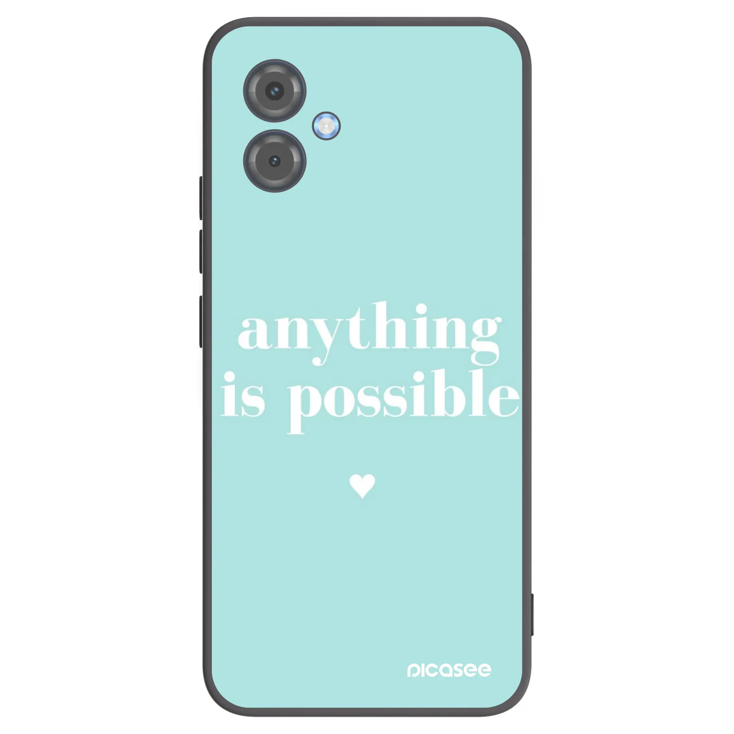 Picasee husă neagră din silicon pentru Motorola Moto G14 - Anything is possible