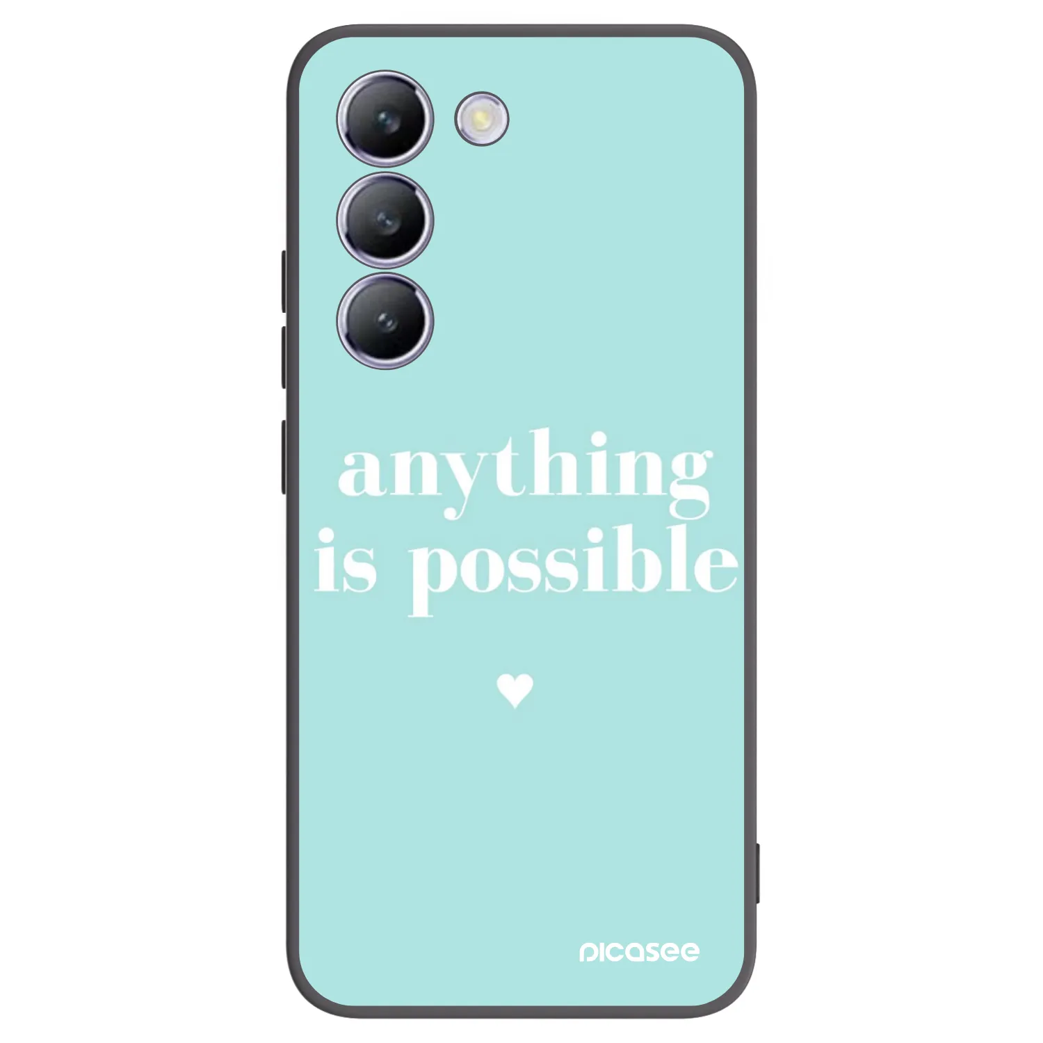 Picasee husă neagră din silicon pentru Vivo V40 SE 5G - Anything is possible