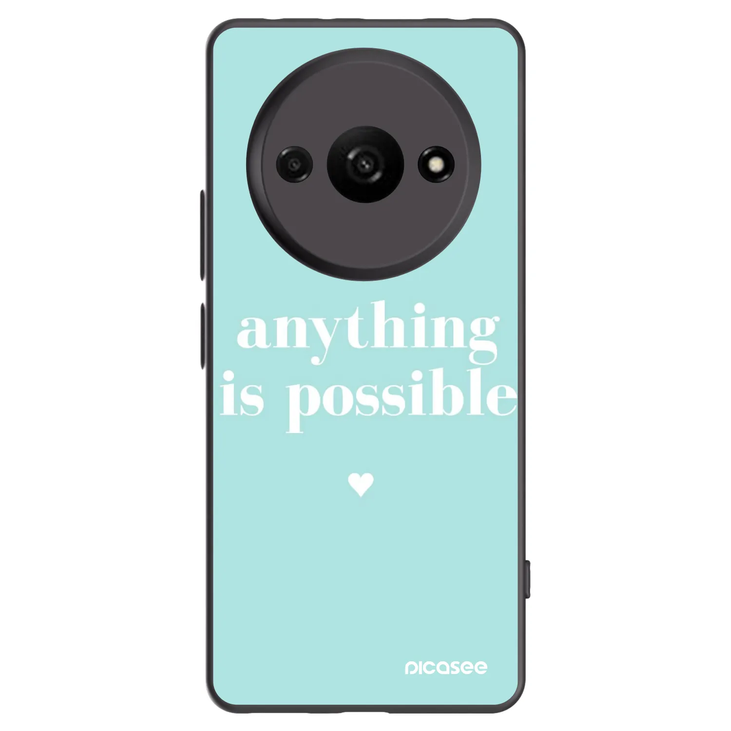 Picasee husă neagră din silicon pentru Xiaomi Redmi A3 - Anything is possible