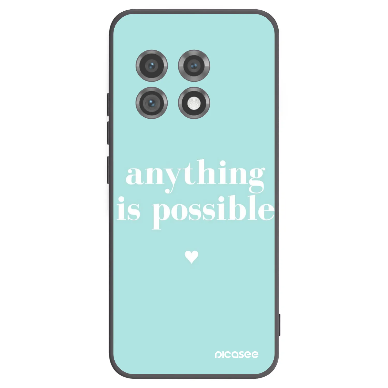 Picasee husă neagră din silicon pentru OnePlus 11 5G - Anything is possible