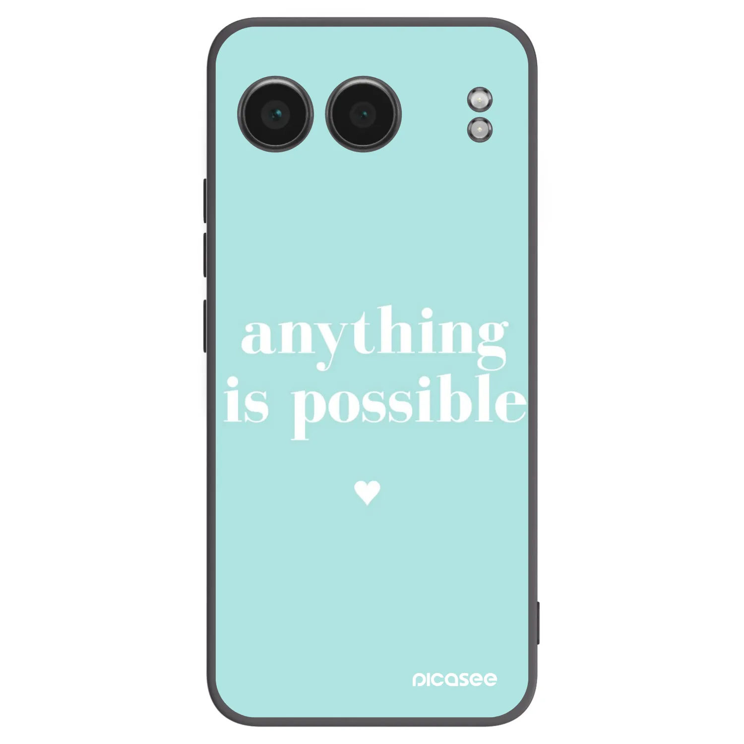 Picasee husă neagră din silicon pentru OnePlus Nord 4 - Anything is possible