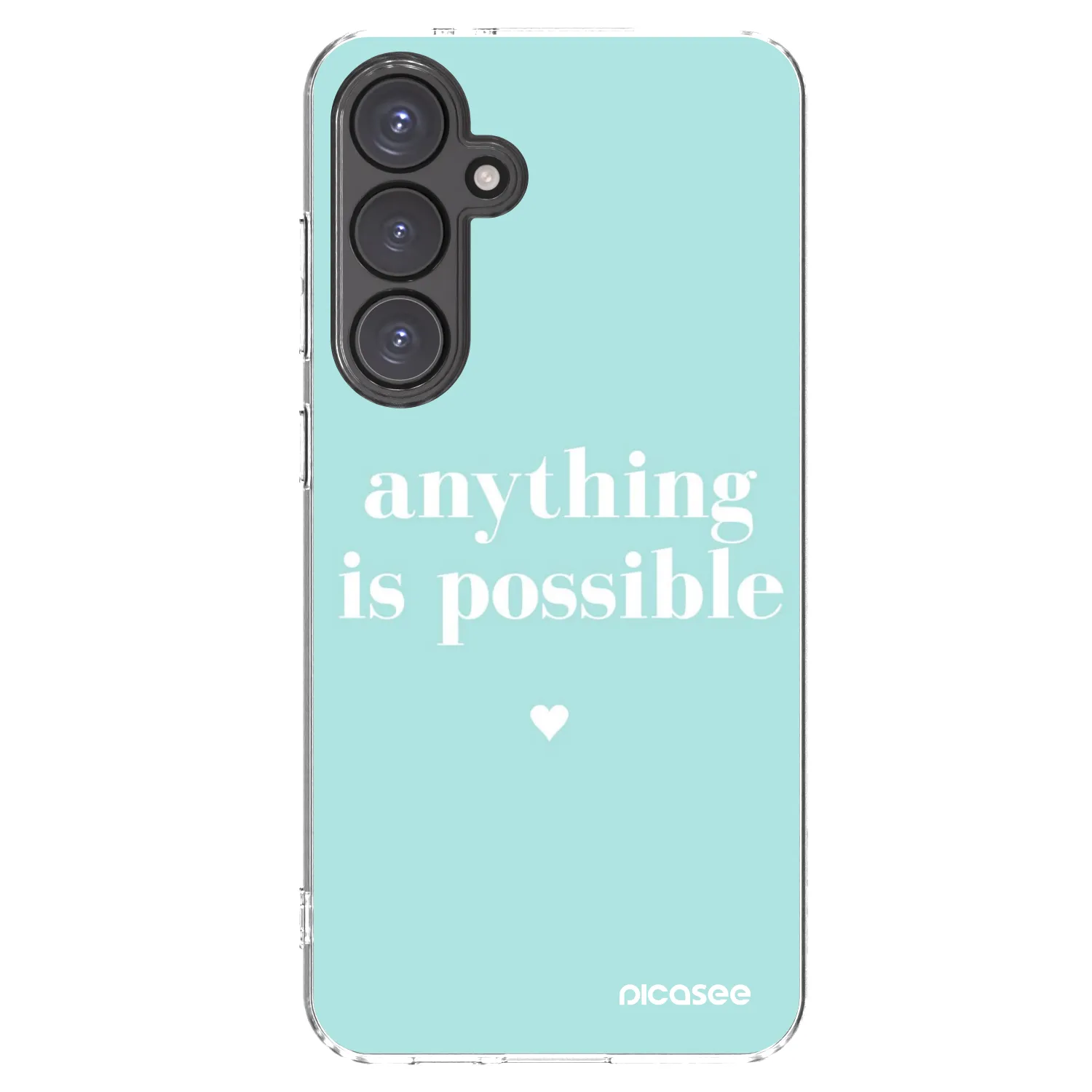 Picasee husă transparentă din silicon pentru Samsung Galaxy S24 FE S721B - Anything is possible