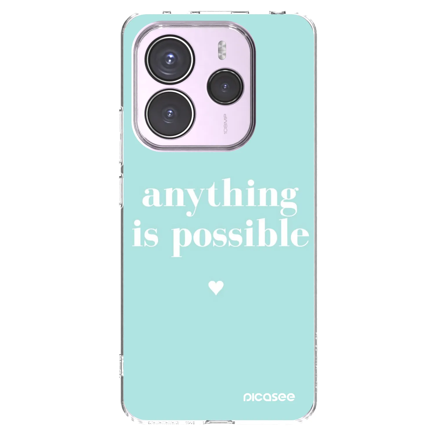 Picasee husă transparentă din silicon pentru Xiaomi Redmi Note 14 5G - Anything is possible