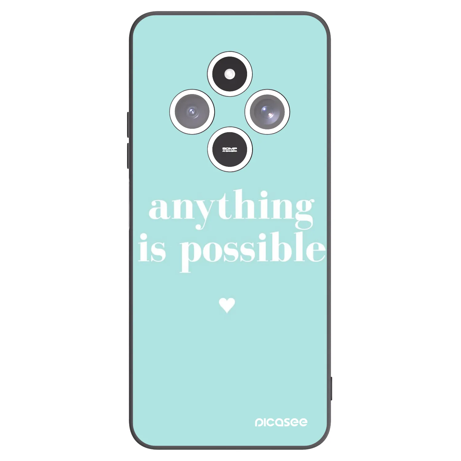 Picasee husă neagră din silicon pentru Xiaomi Redmi 14C - Anything is possible