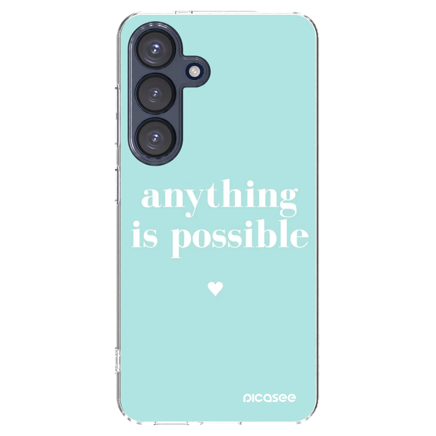 Picasee husă transparentă din silicon pentru Samsung Galaxy S25 5G - Anything is possible
