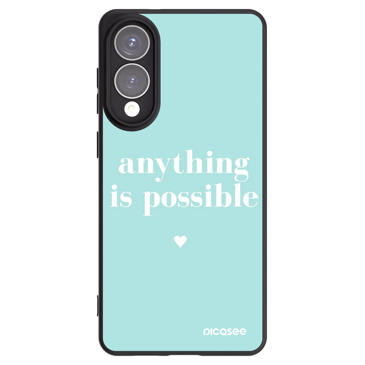 Picasee husă neagră din silicon pentru Samsung Galaxy S25 Edge 5G - Anything is possible