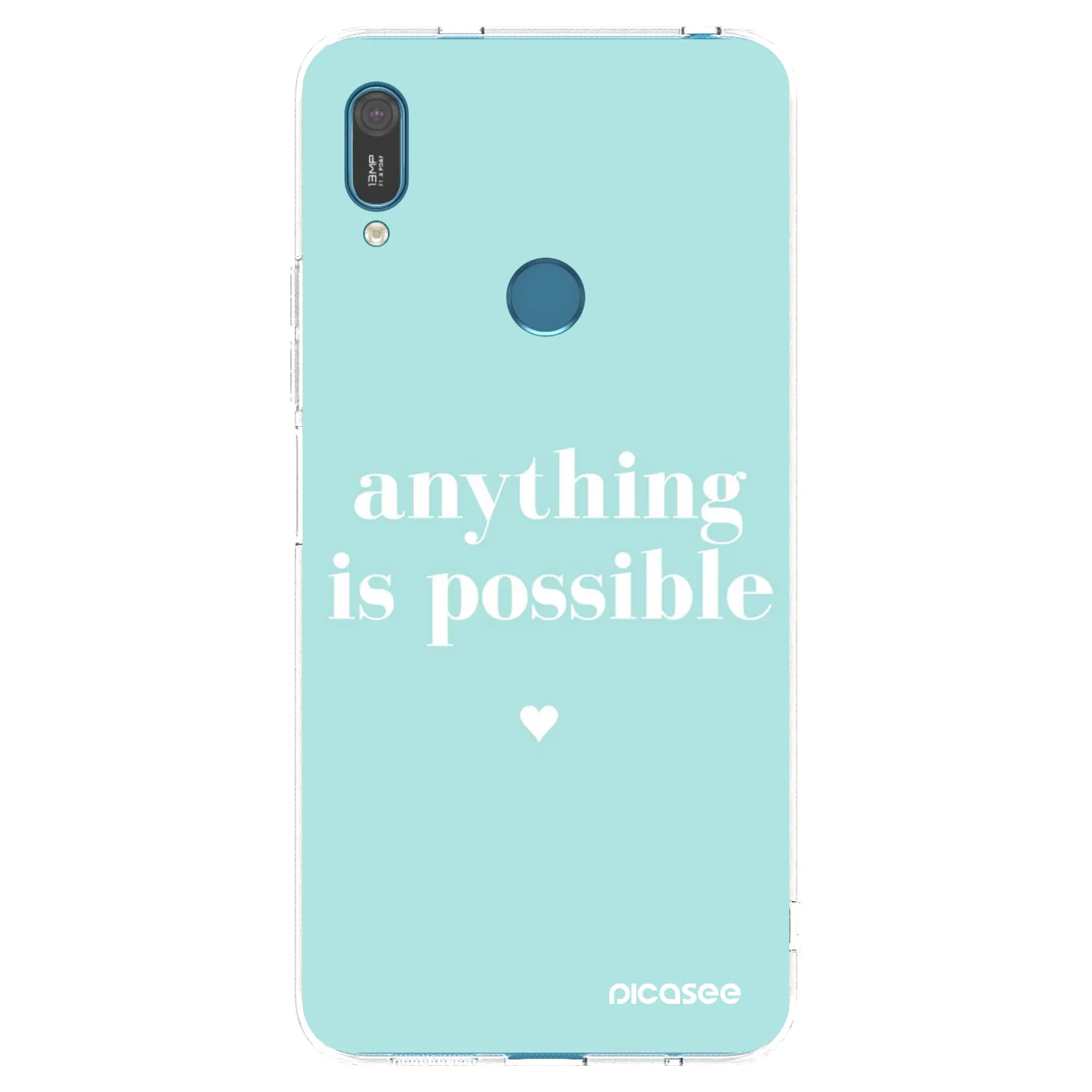 Picasee husă transparentă din silicon pentru Huawei Y7 2019 - Anything is possible