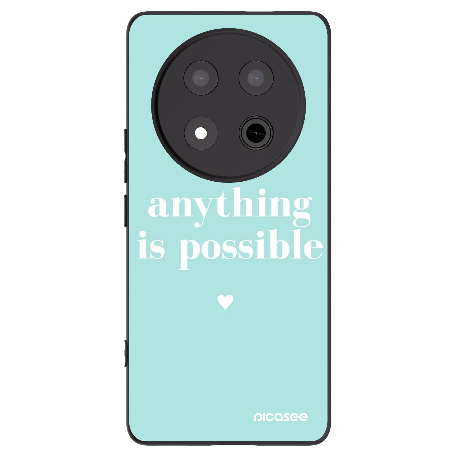 Picasee husă neagră din silicon pentru Honor Magic7 Lite 5G - Anything is possible