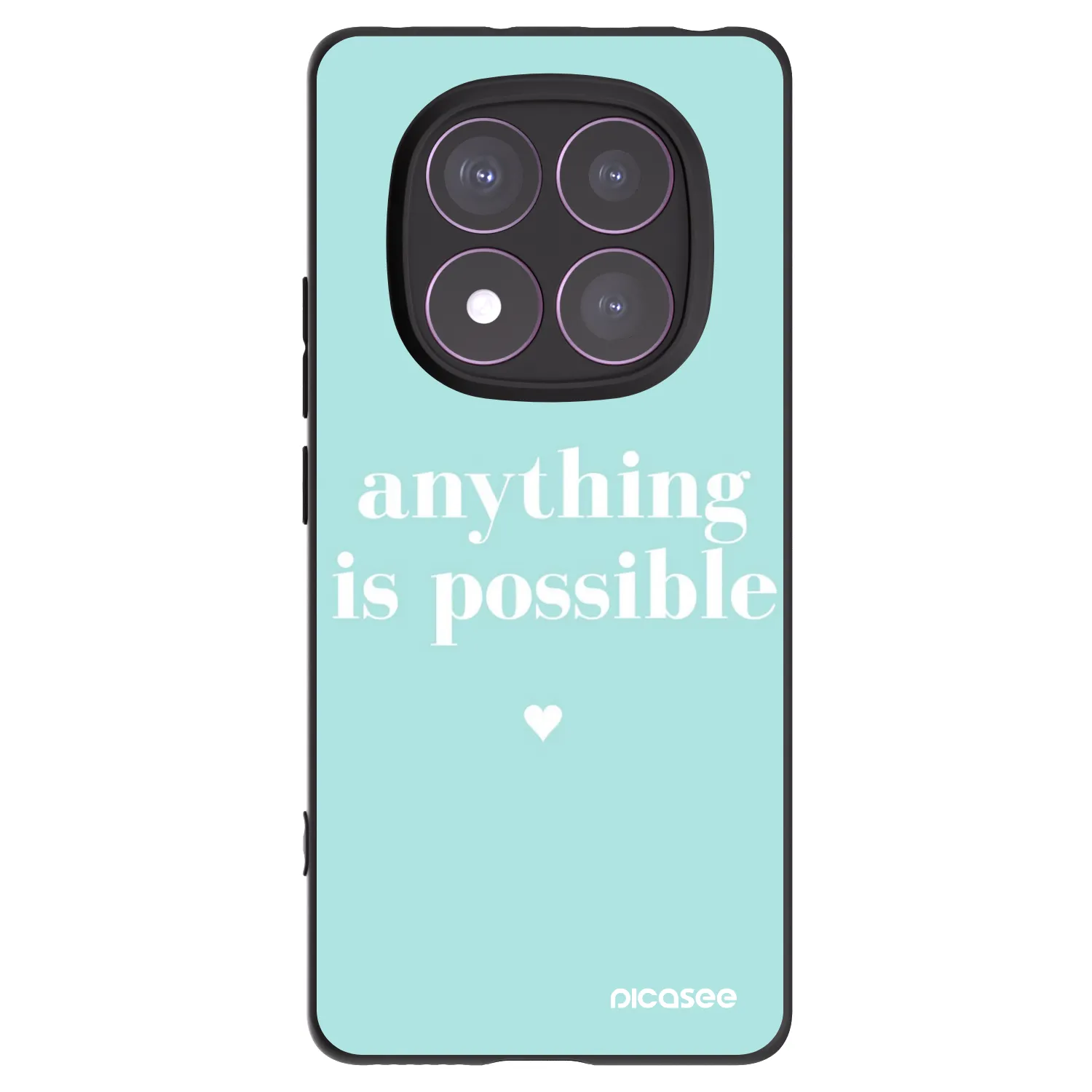 Picasee husă neagră din silicon pentru Xiaomi Redmi Note 14 Pro 4G - Anything is possible
