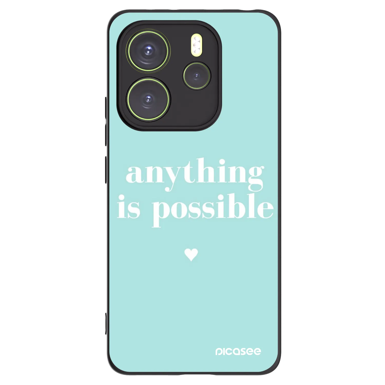 Picasee husă neagră din silicon pentru Xiaomi Redmi Note 14 4G - Anything is possible
