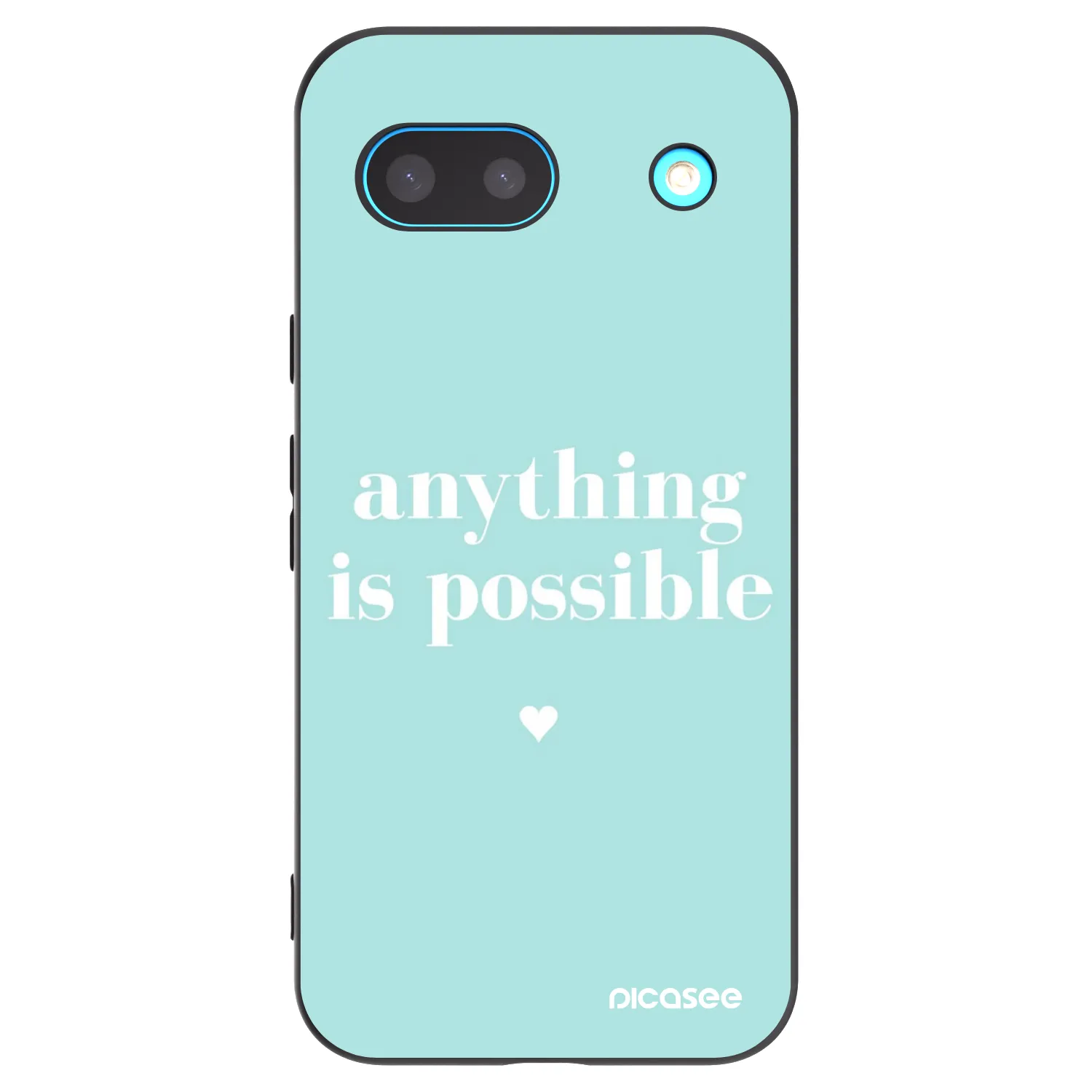 Picasee husă neagră din silicon pentru Google Pixel 8 - Anything is possible