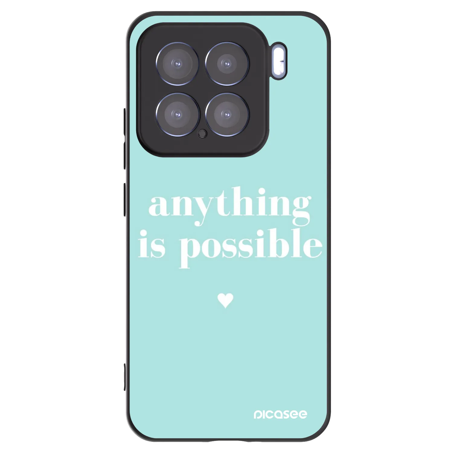 Picasee husă neagră din silicon pentru Xiaomi 15 - Anything is possible