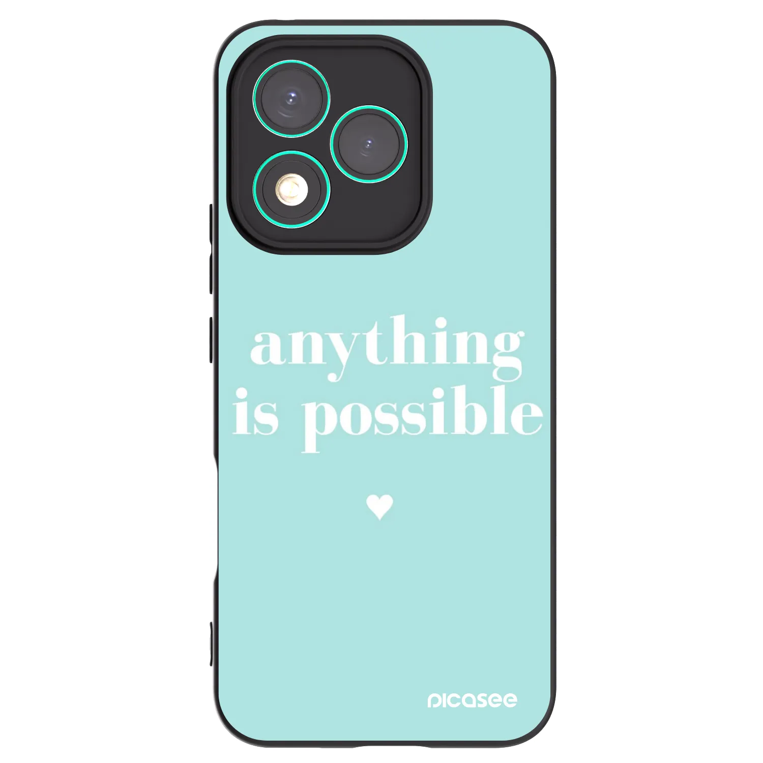 Picasee husă neagră din silicon pentru Honor 400 Lite 5G - Anything is possible