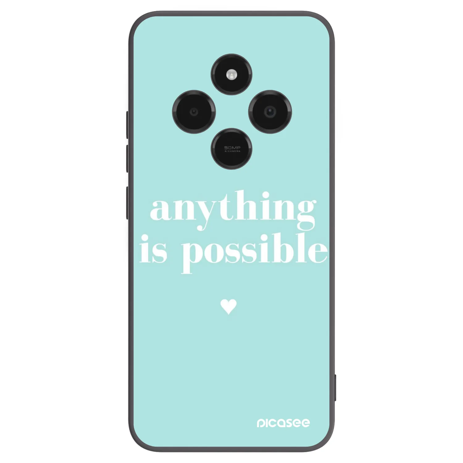 Picasee husă neagră din silicon pentru Xiaomi Poco C75 - Anything is possible