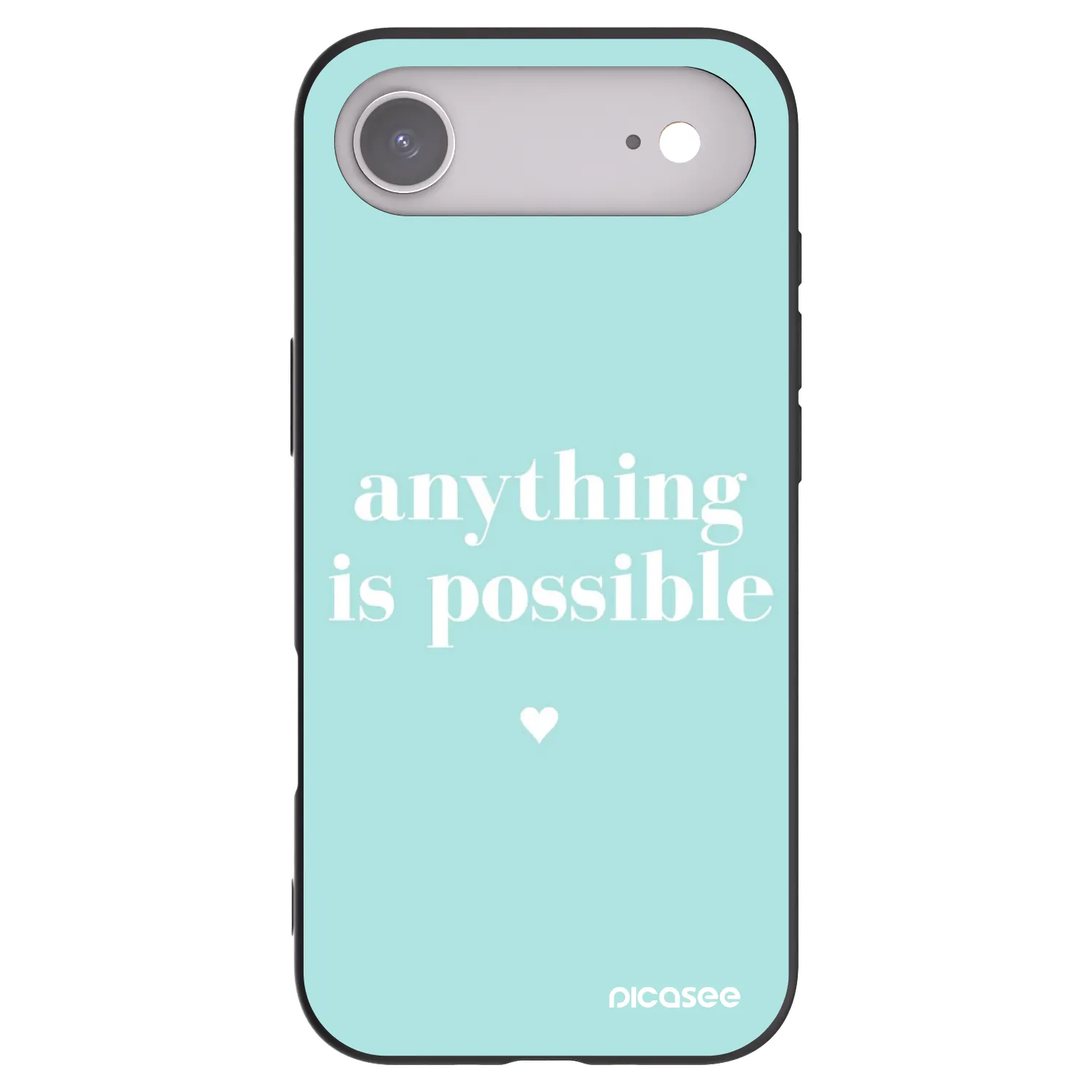 Picasee husă neagră din silicon pentru Apple iPhone Air - Anything is possible