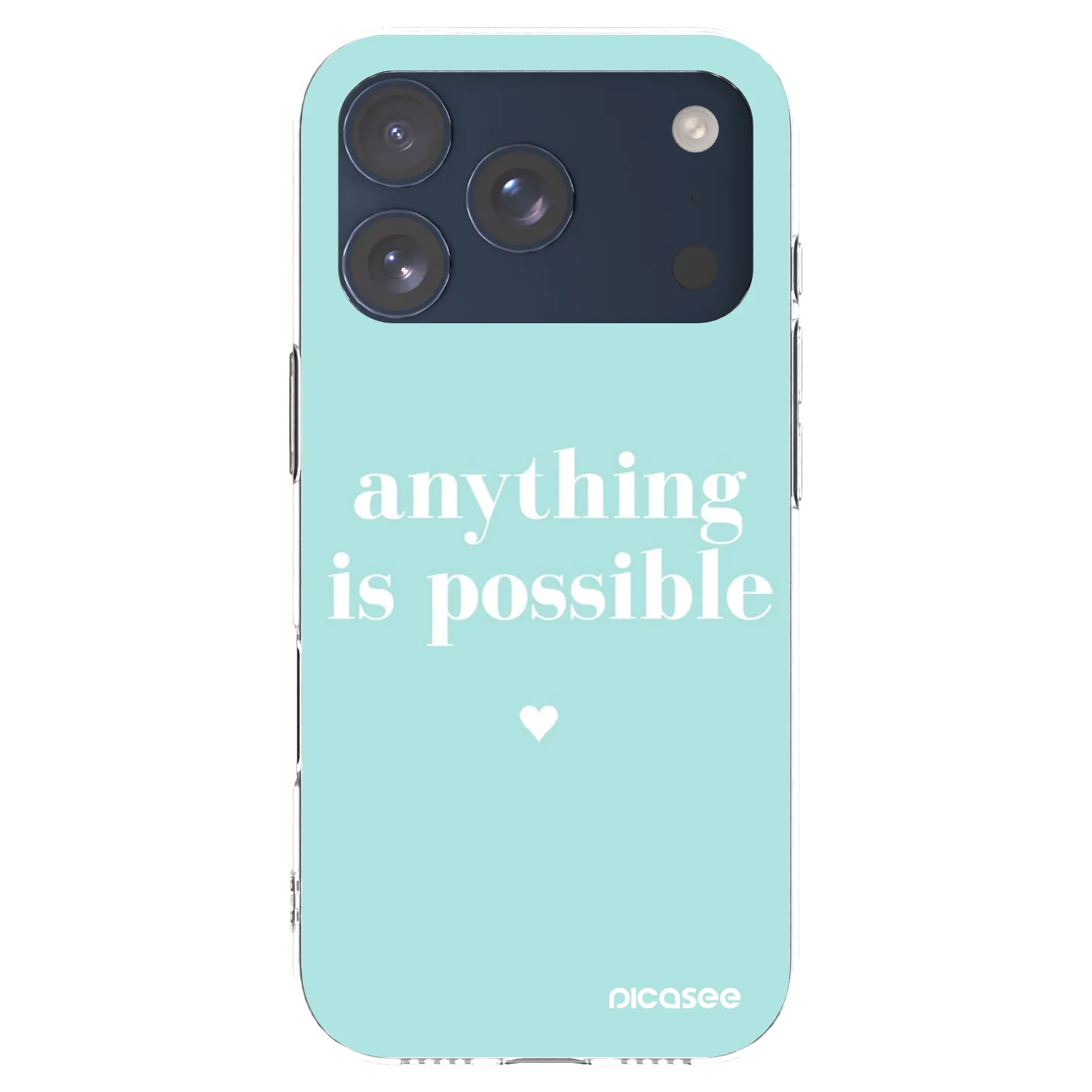 Picasee husă transparentă din silicon pentru Apple iPhone 17 Pro - Anything is possible