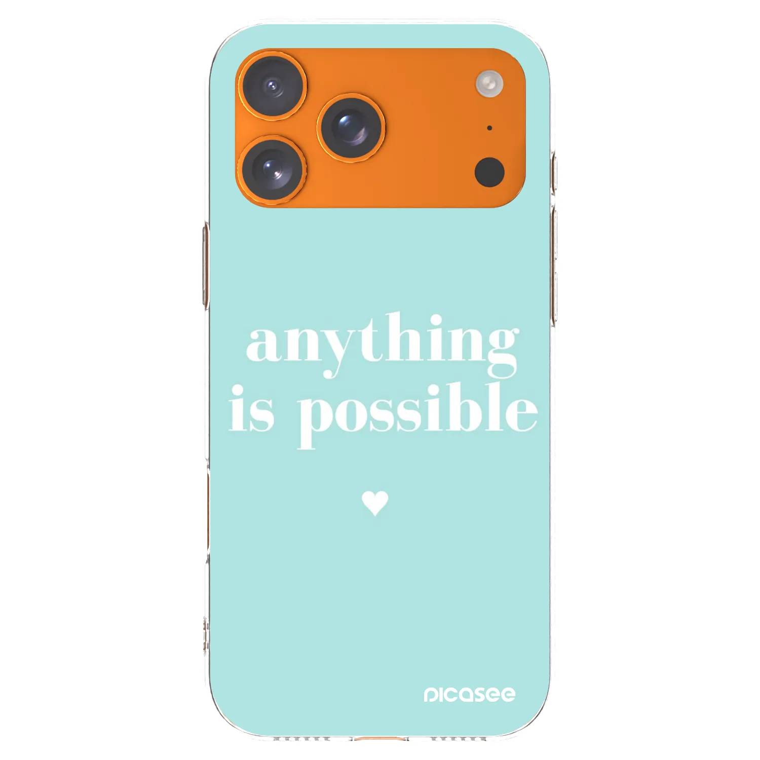Picasee husă transparentă din silicon pentru Apple iPhone 17 Pro Max - Anything is possible