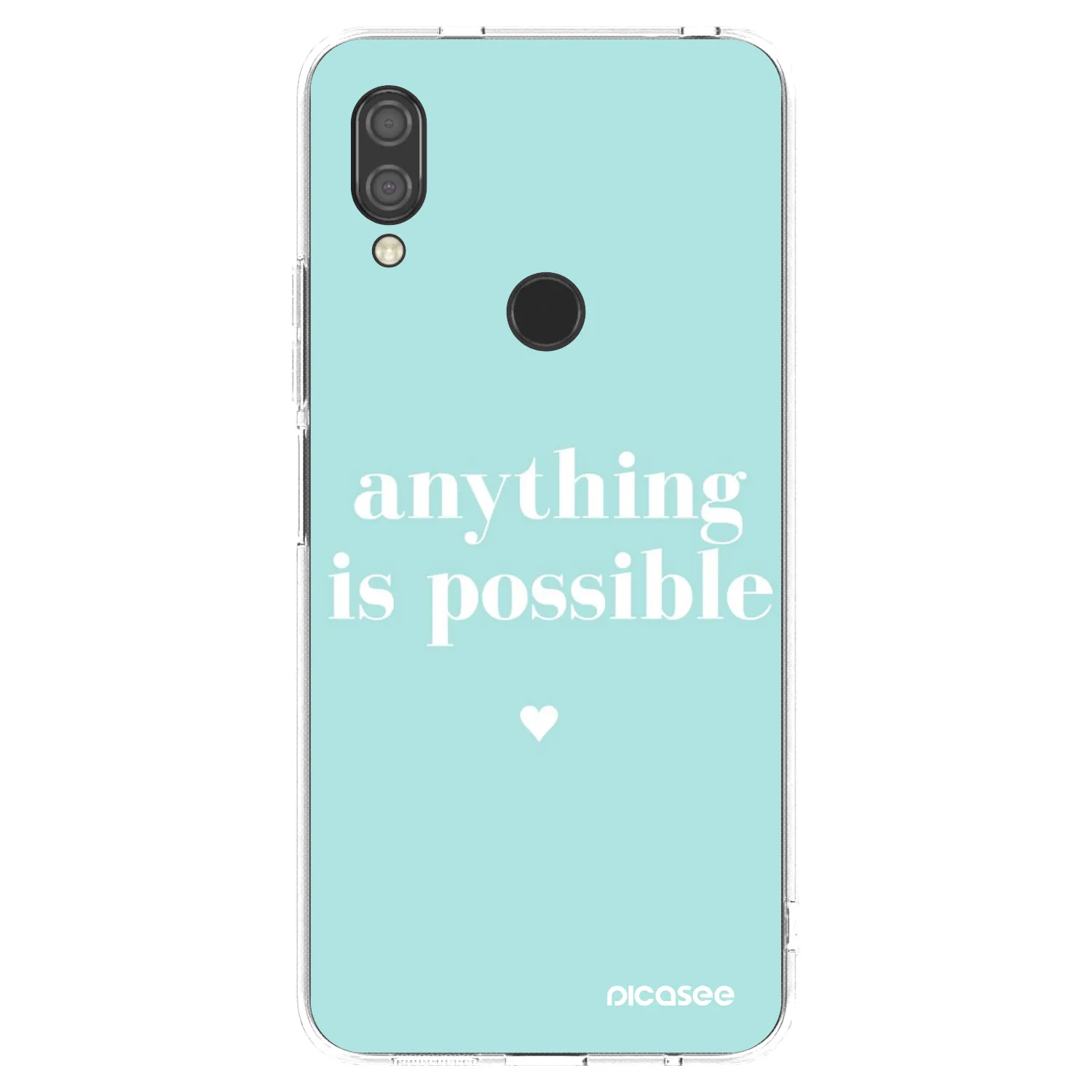 Picasee husă transparentă din silicon pentru Xiaomi Redmi 7 - Anything is possible