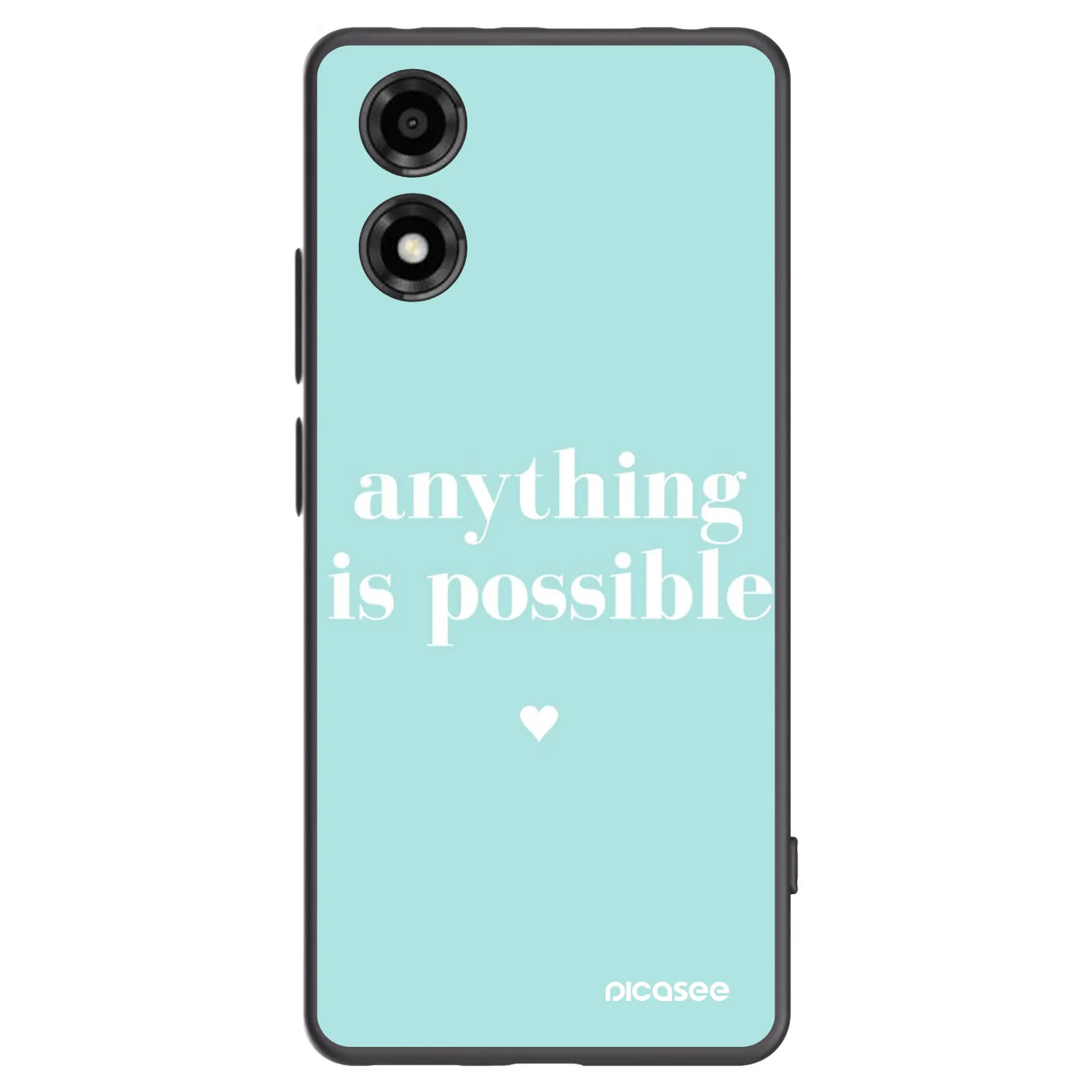 Picasee husă neagră din silicon pentru Motorola Moto E14 - Anything is possible