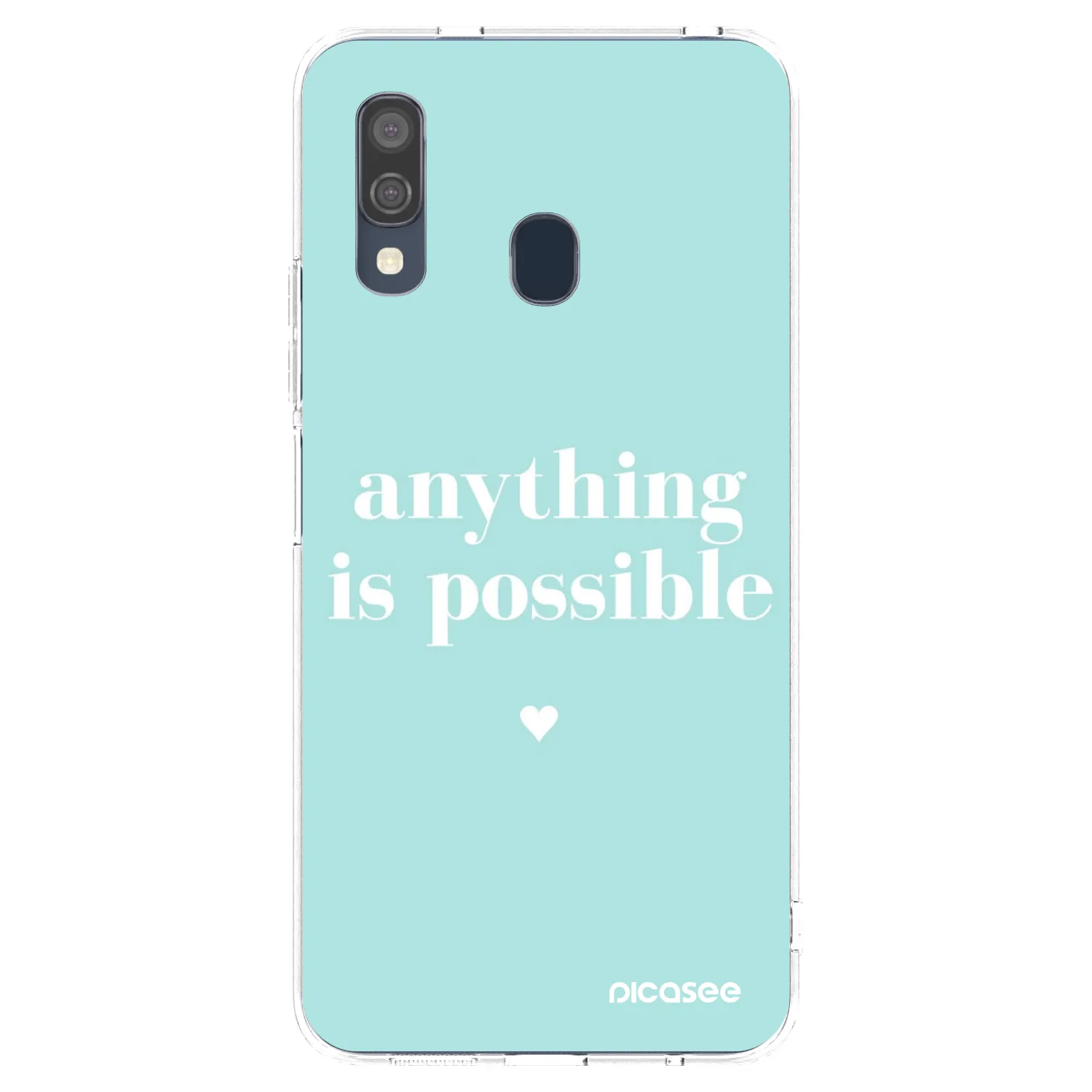Picasee husă transparentă din silicon pentru Samsung Galaxy A40 A405F - Anything is possible