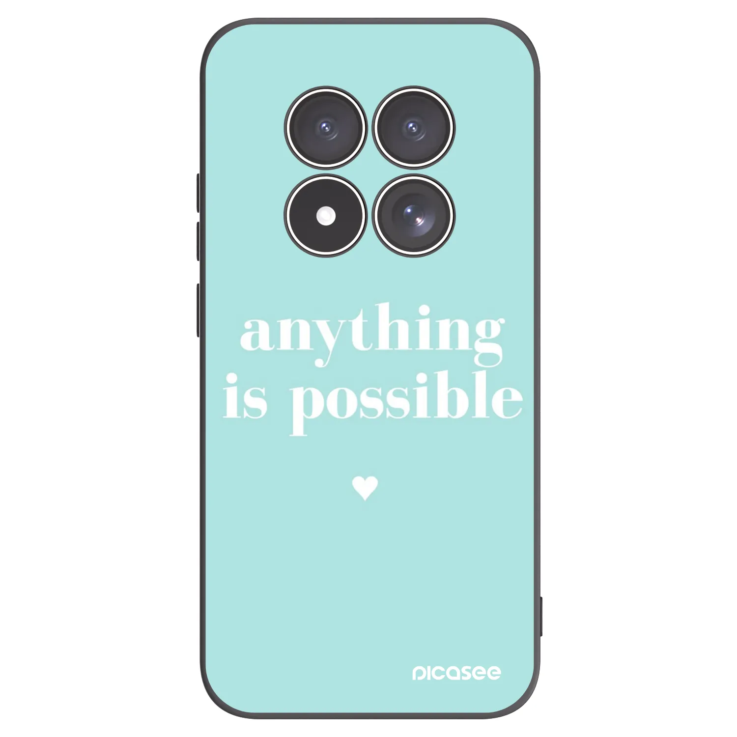 Picasee husă neagră din silicon pentru Xiaomi Redmi Note 15 Pro 4G - Anything is possible