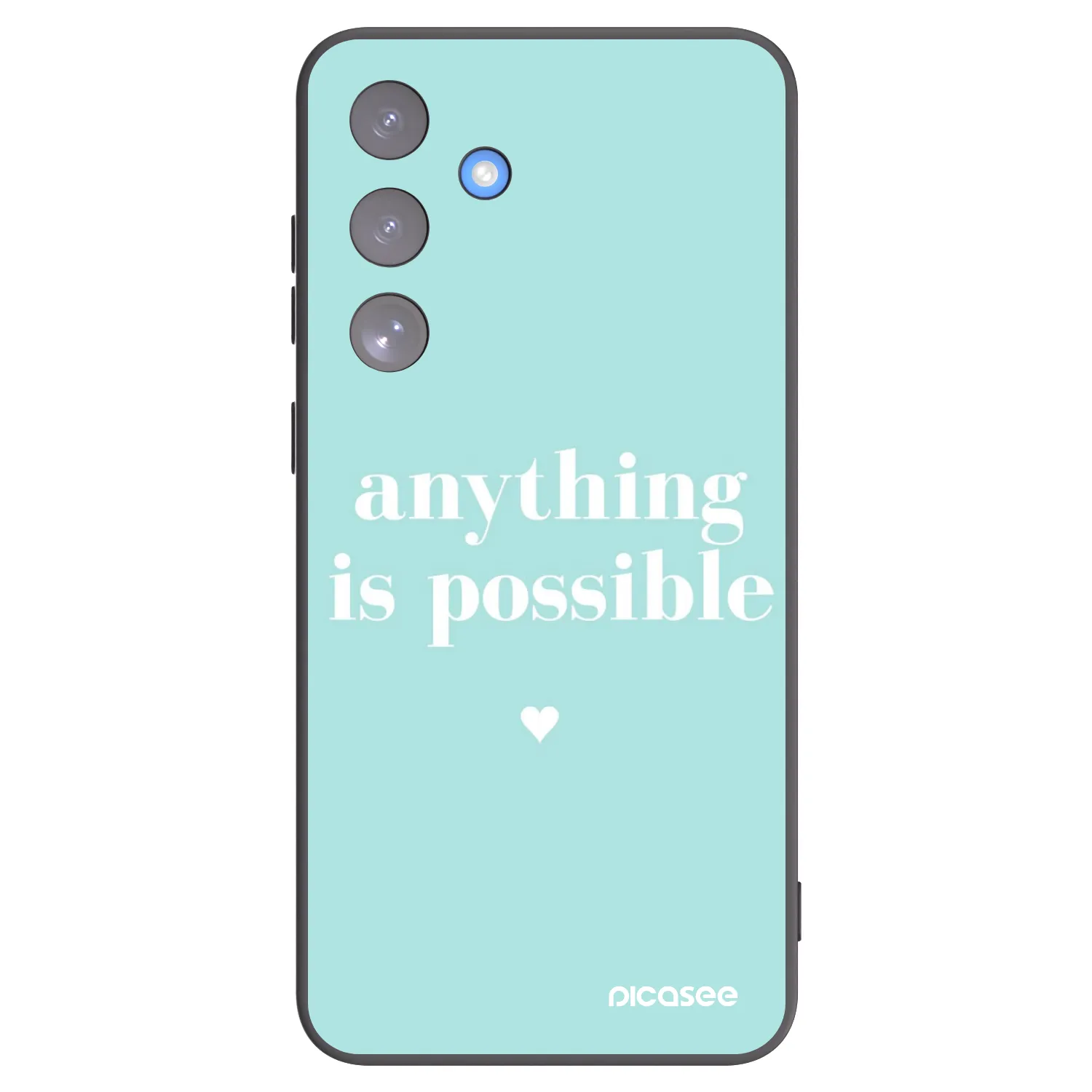 Picasee husă neagră din silicon pentru Samsung Galaxy S25 FE 5G - Anything is possible