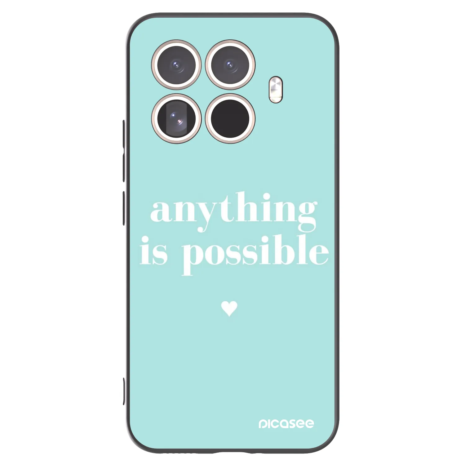 Picasee husă neagră din silicon pentru Xiaomi 15T Pro - Anything is possible