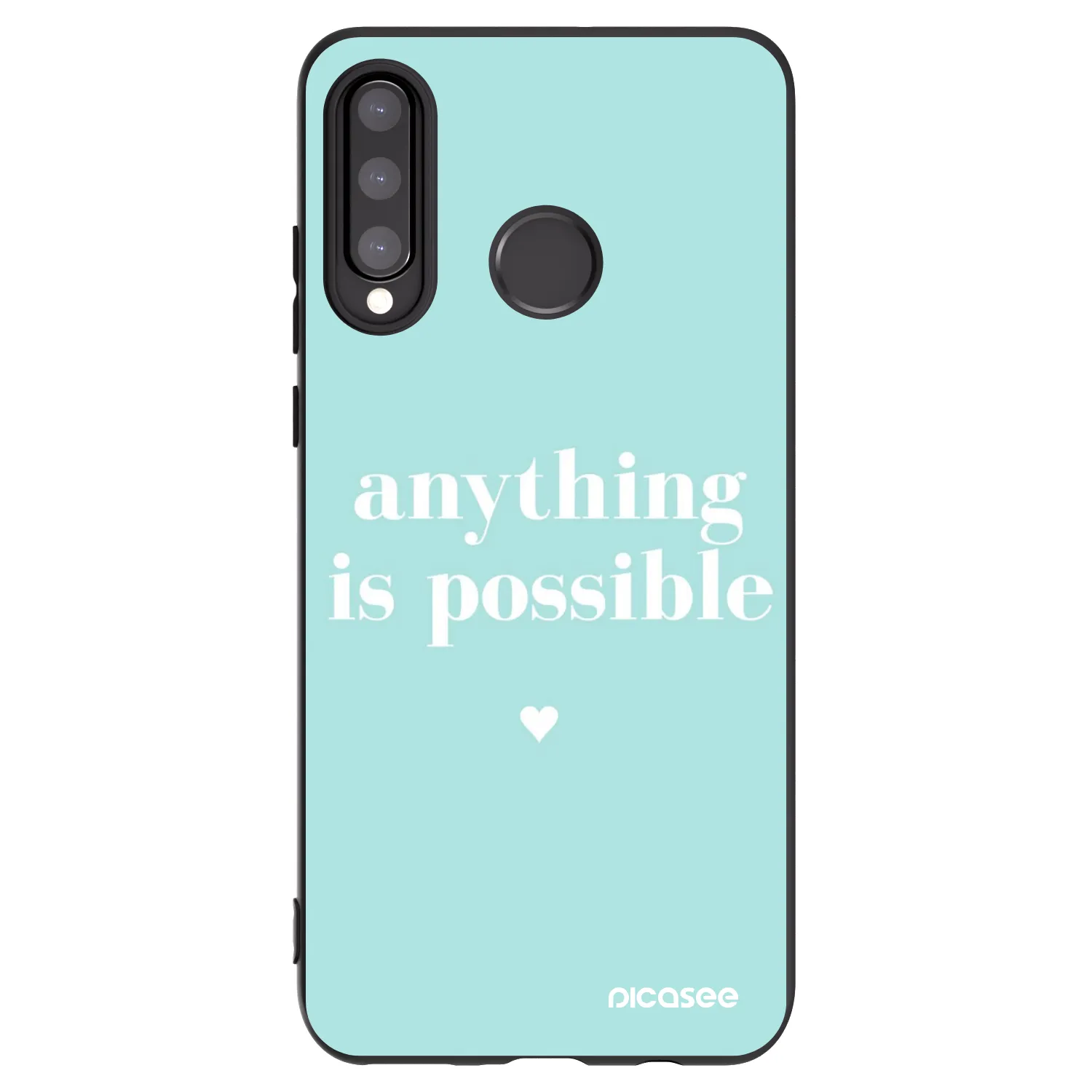 Picasee husă neagră din silicon pentru Huawei P30 Lite - Anything is possible