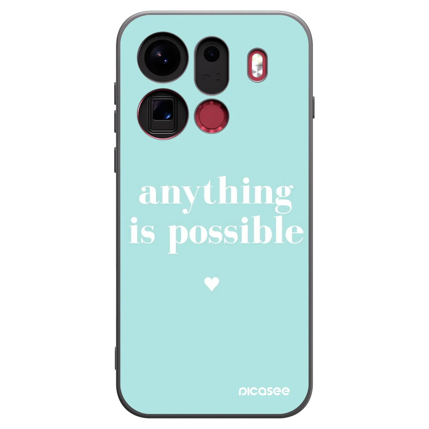 Picasee husă neagră din silicon pentru OPPO Find X9 Pro - Anything is possible