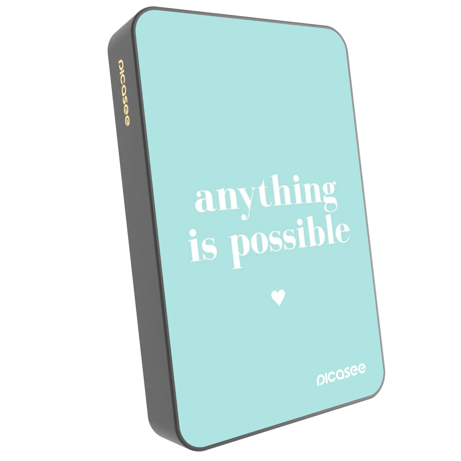 Picasee Powerbank cu MagSafe 10 000 mAh Gri - Anything is possible