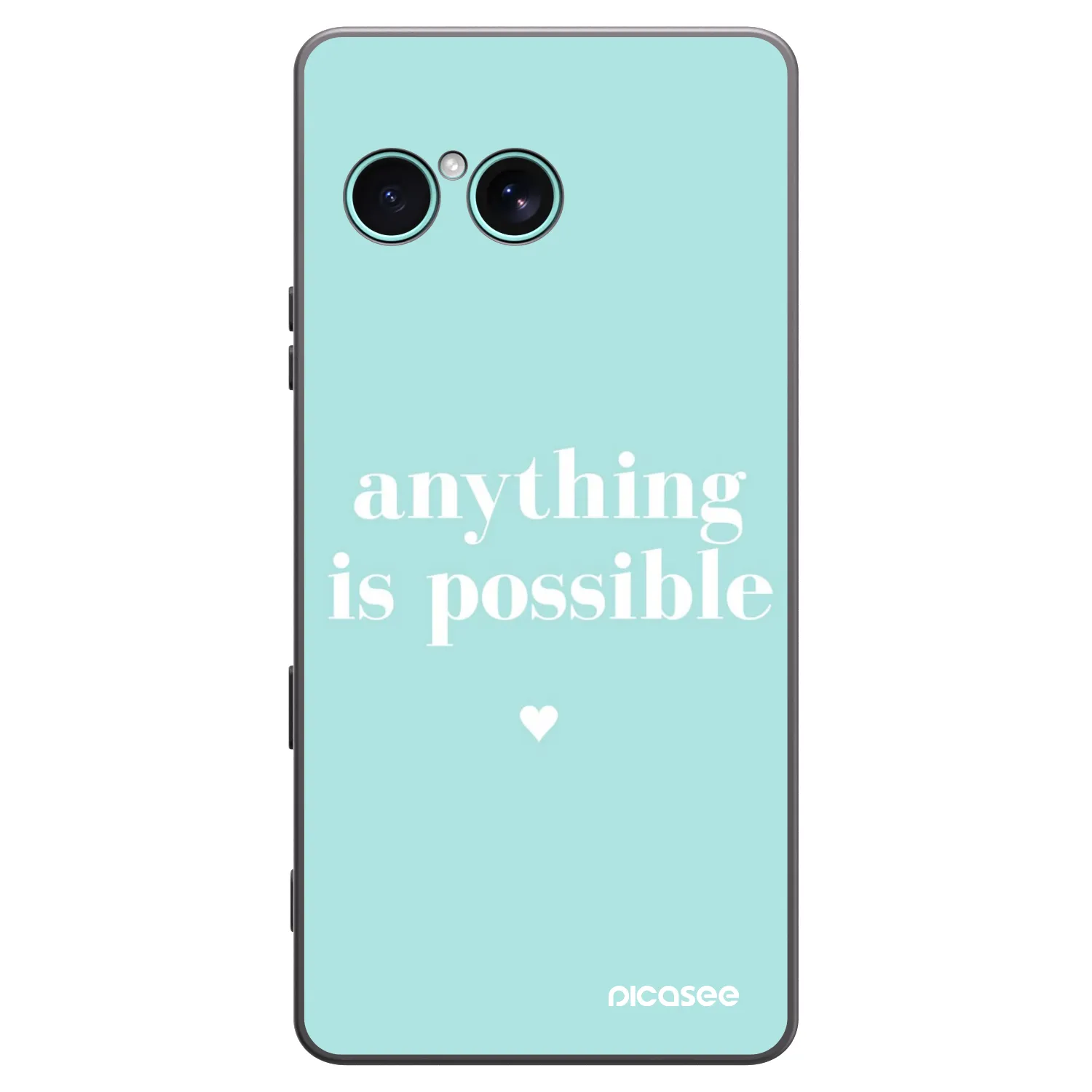 Picasee husă neagră din silicon pentru Sony Xperia 10 VII - Anything is possible