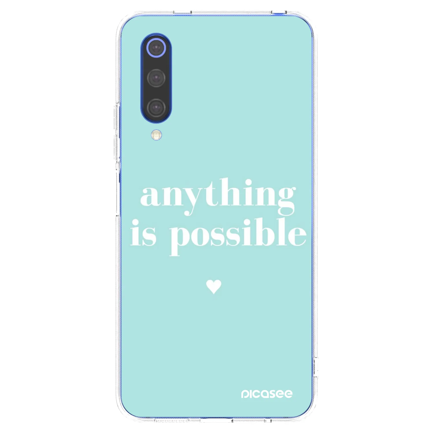 Picasee husă transparentă din silicon pentru Xiaomi Mi 9 SE - Anything is possible