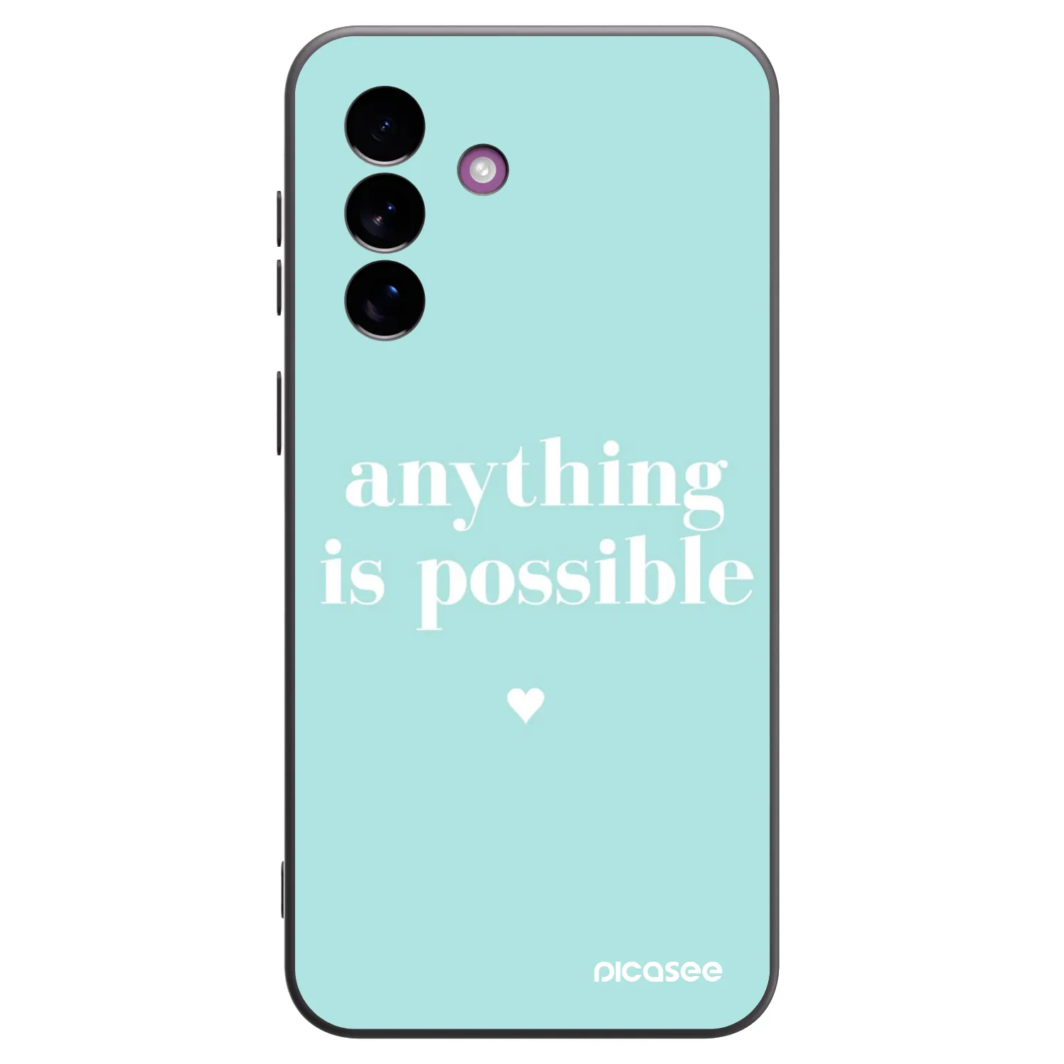 Picasee husă neagră din silicon pentru Samsung Galaxy A37 - Anything is possible