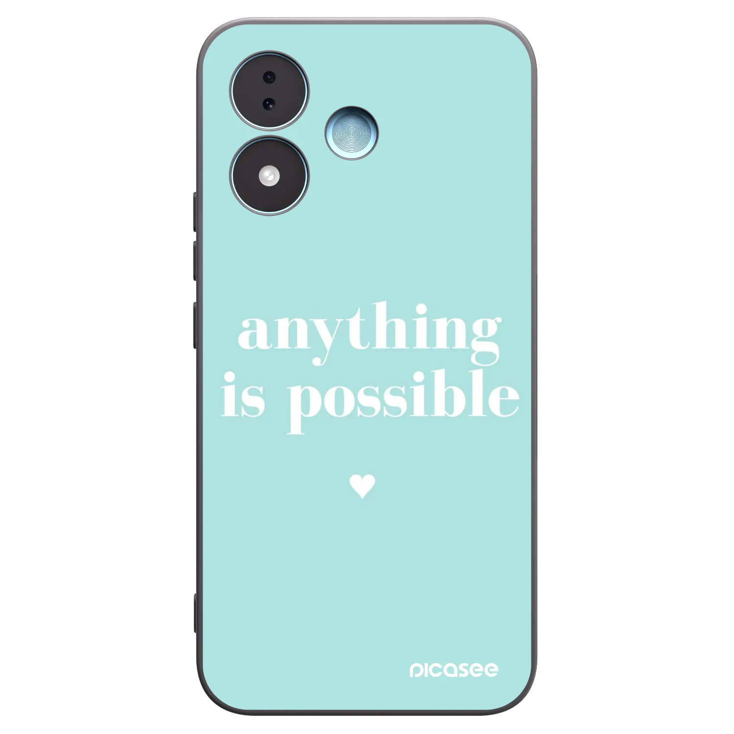 Picasee husă neagră din silicon pentru Xiaomi Redmi Note 17 5G - Anything is possible
