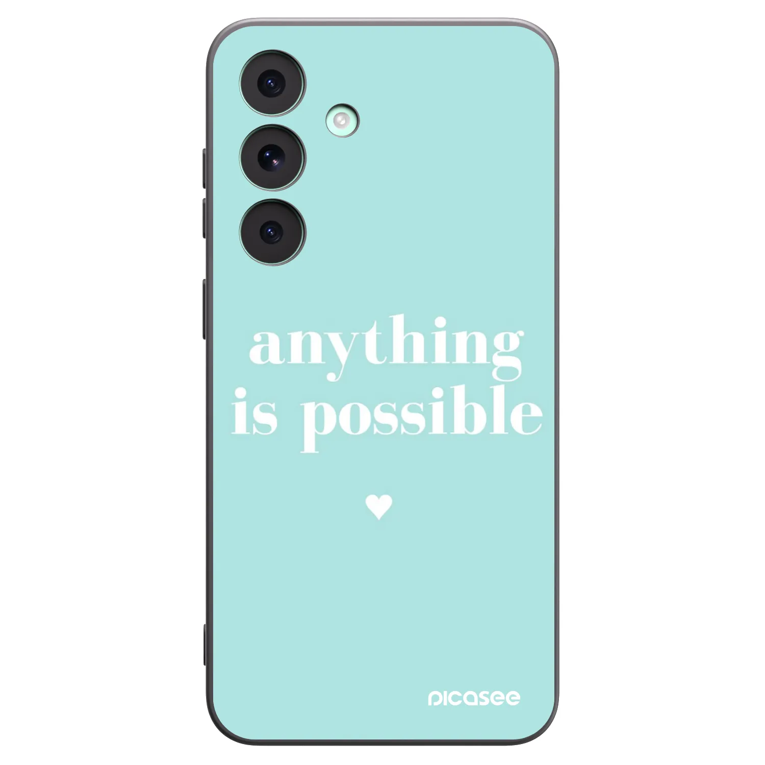 Picasee husă neagră din silicon pentru Samsung Galaxy S26 FE - Anything is possible