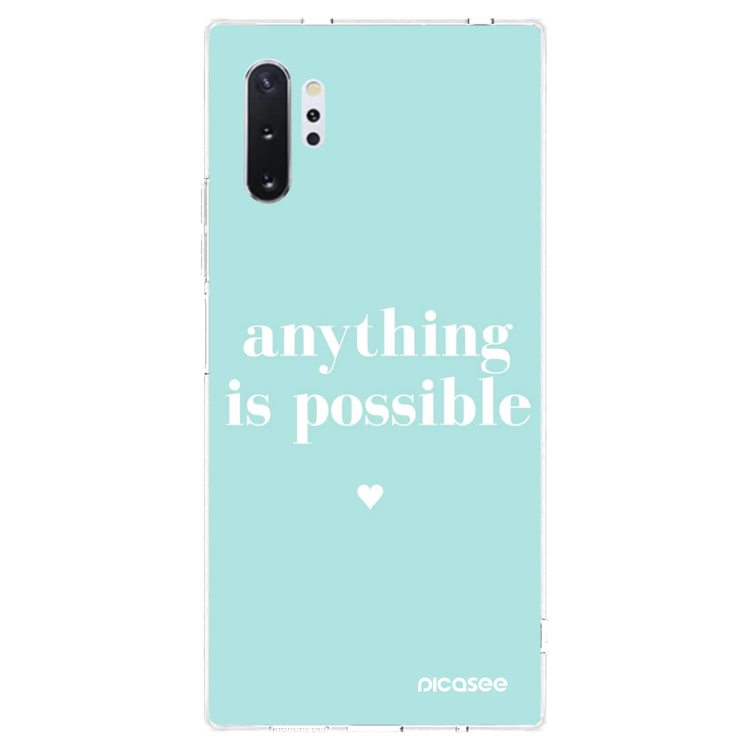 Picasee husă transparentă din silicon pentru Samsung Galaxy Note 10+ N975F - Anything is possible