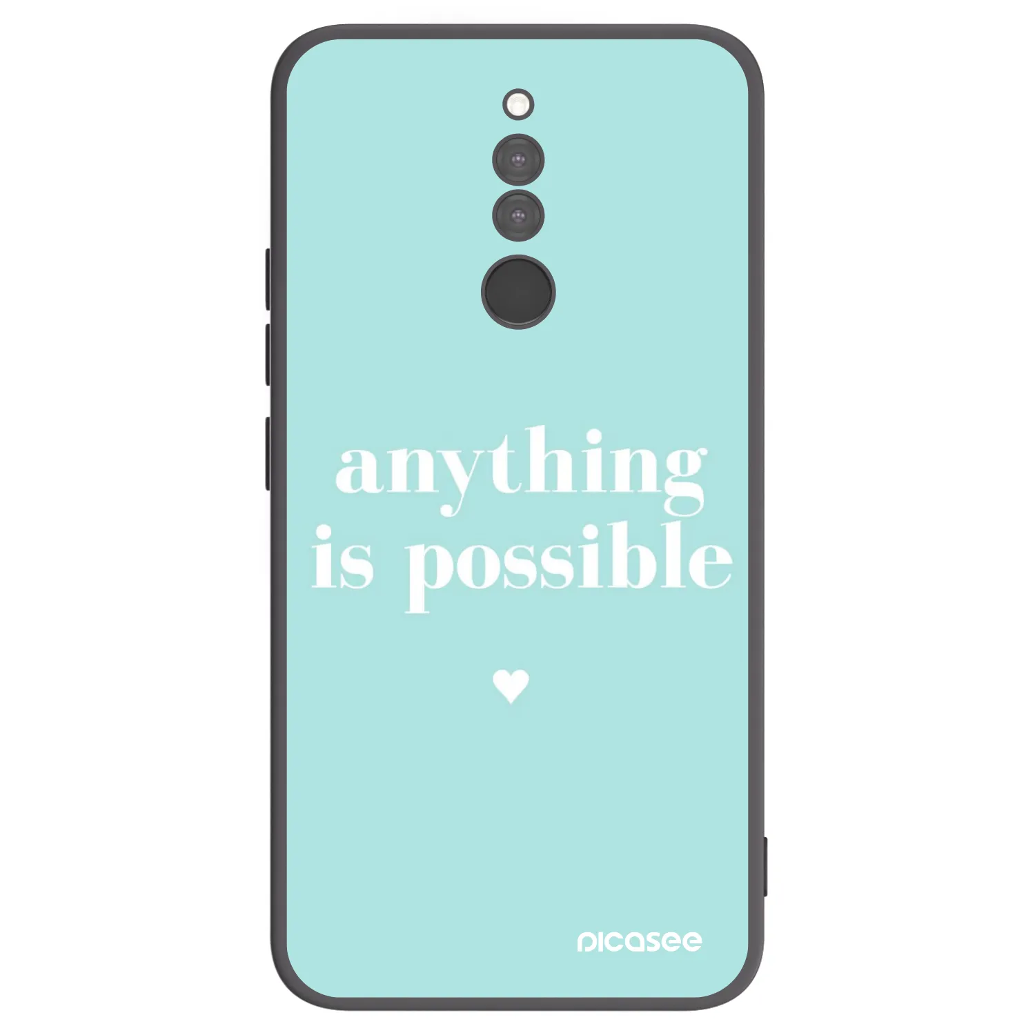 Picasee husă neagră din silicon pentru Xiaomi Redmi 8 - Anything is possible