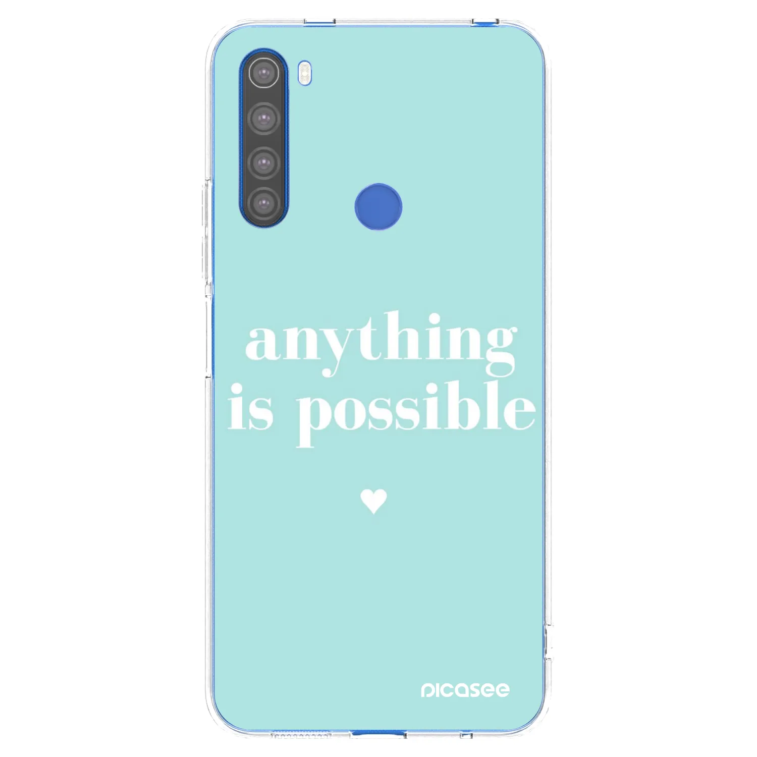 Picasee husă transparentă din silicon pentru Xiaomi Redmi Note 8T - Anything is possible