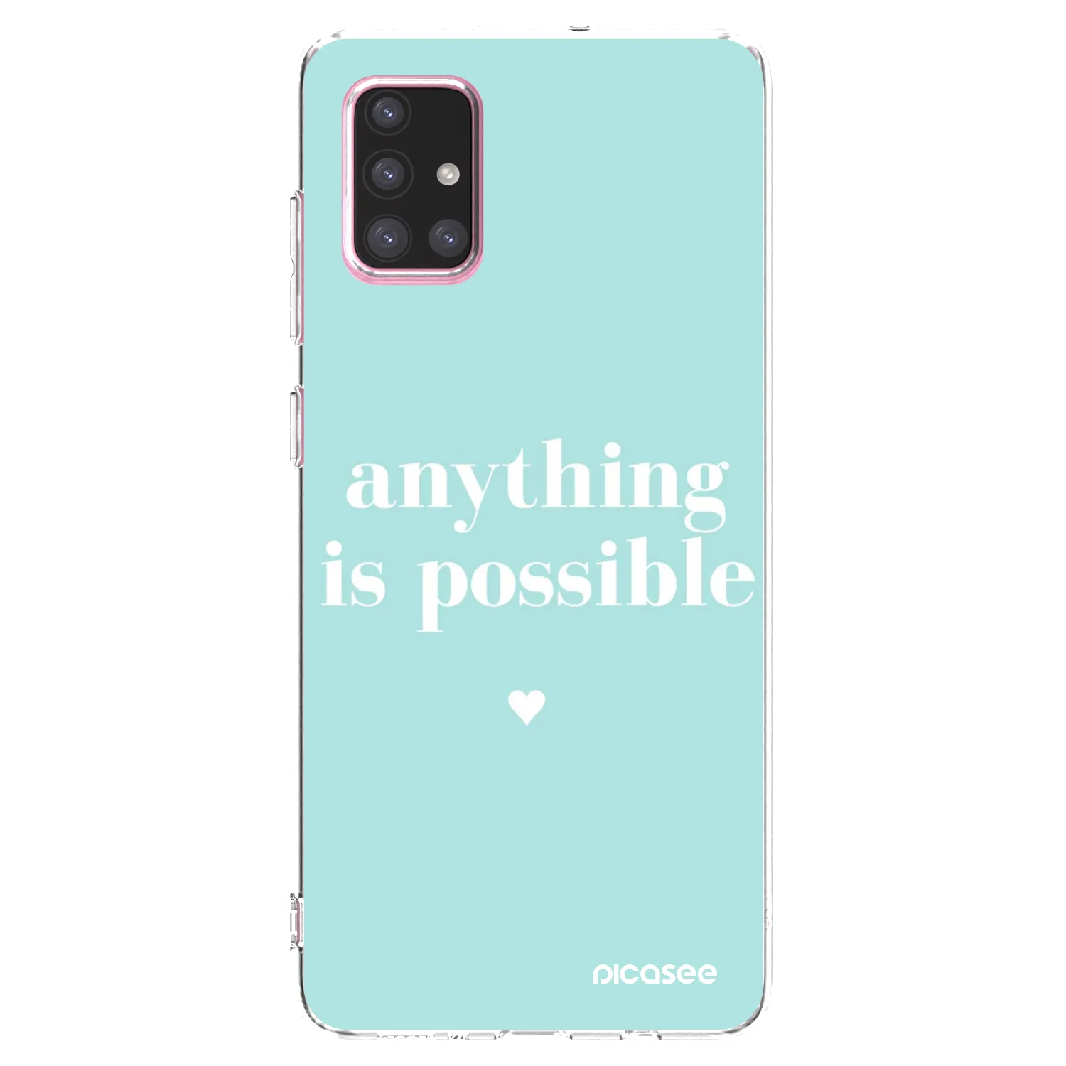 Picasee husă transparentă din silicon pentru Samsung Galaxy A71 A715F - Anything is possible