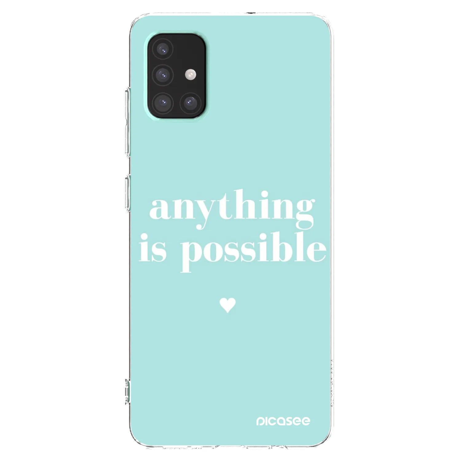 Picasee husă transparentă din silicon pentru Samsung Galaxy A51 A515F - Anything is possible