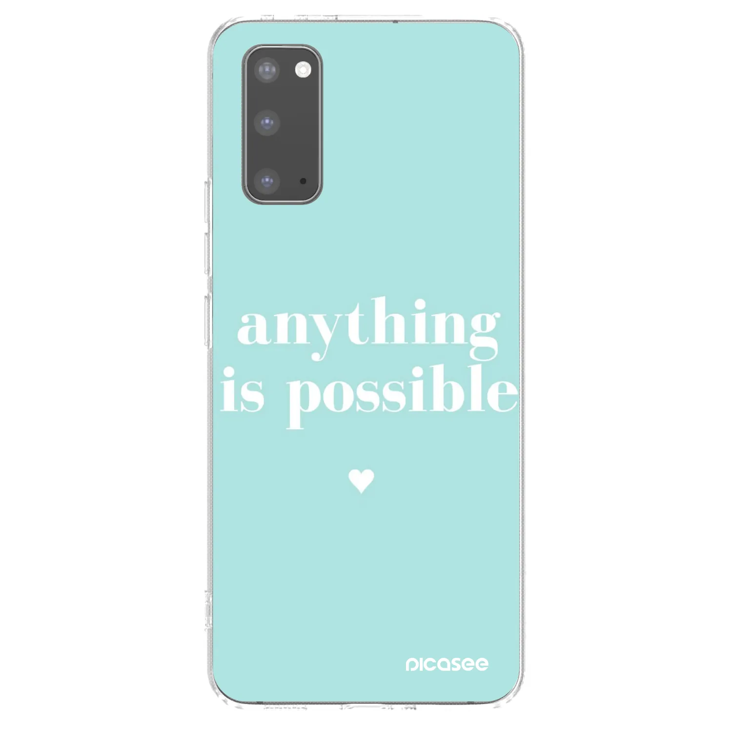 Picasee husă transparentă din silicon pentru Samsung Galaxy S20 G980F - Anything is possible