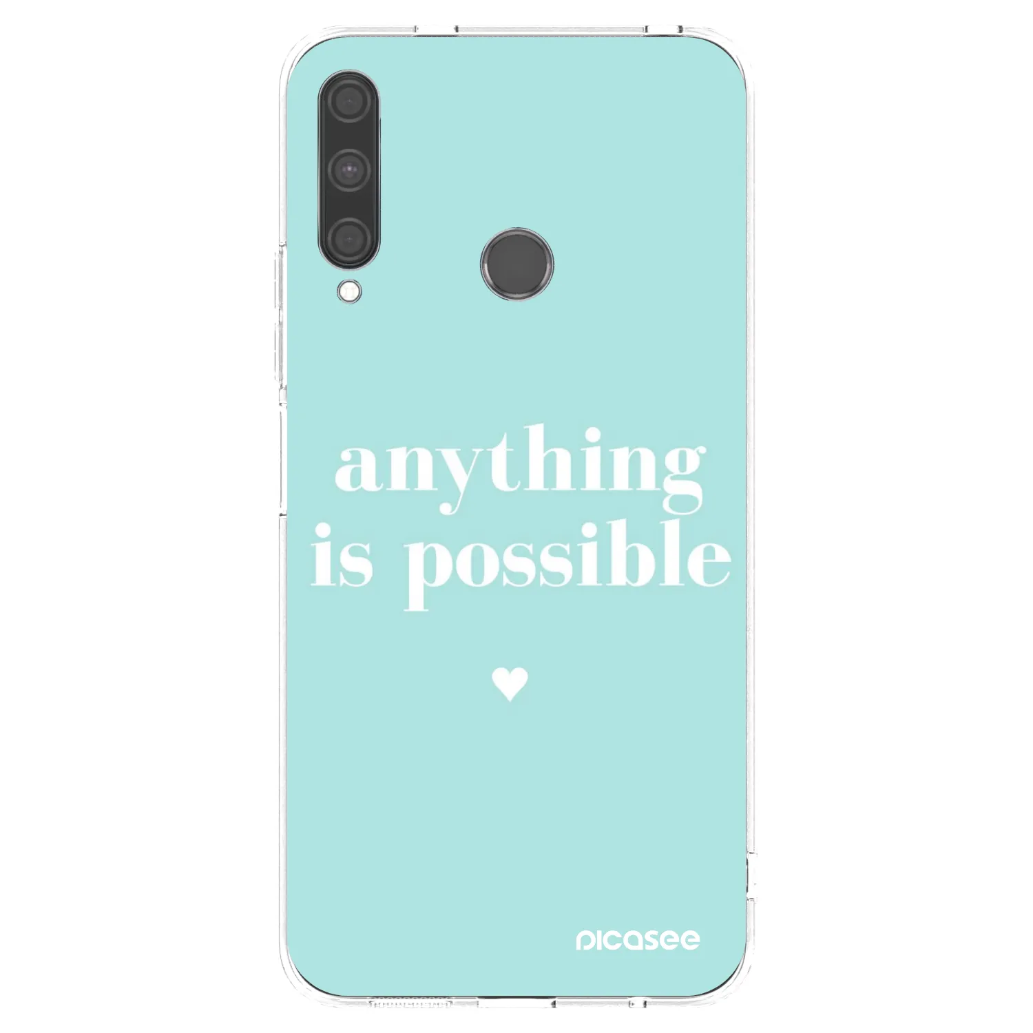 Picasee husă transparentă din silicon pentru Huawei P40 Lite E - Anything is possible